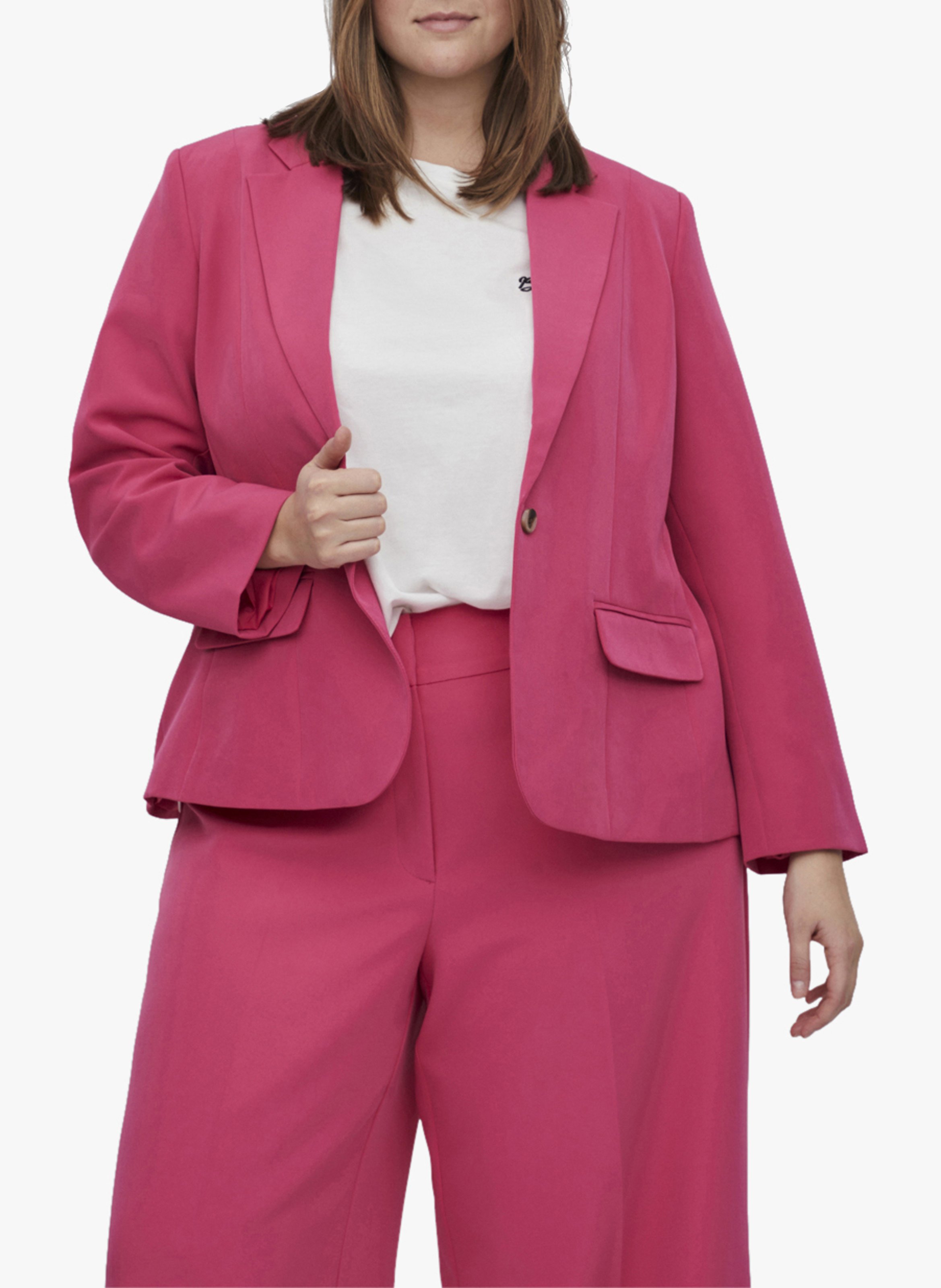 Veste de tailleur cintrée EVOKED Rose