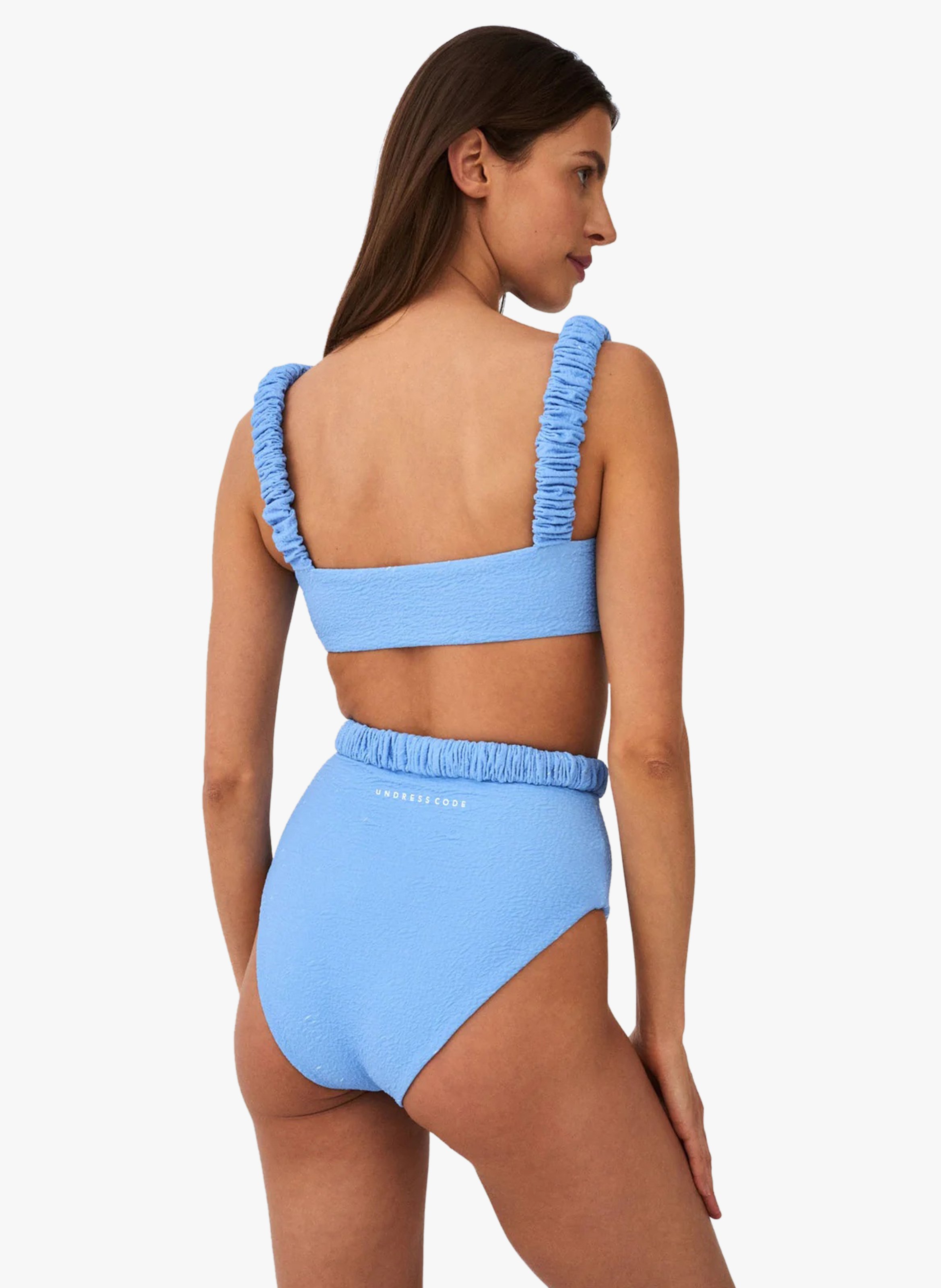 Bas de bikini texturé UNDRESS CODE Bleu