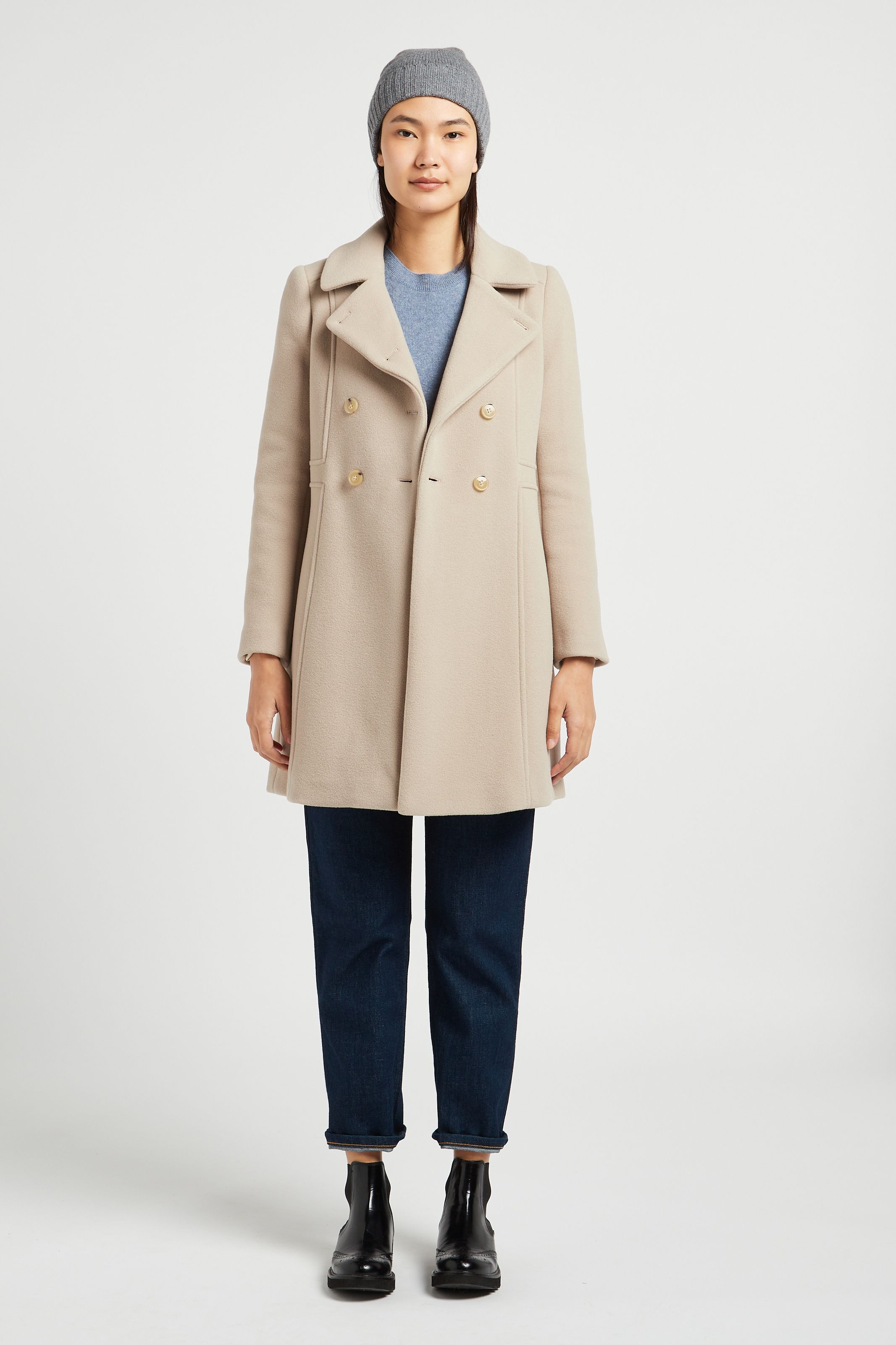 Fitted cheap coat womens