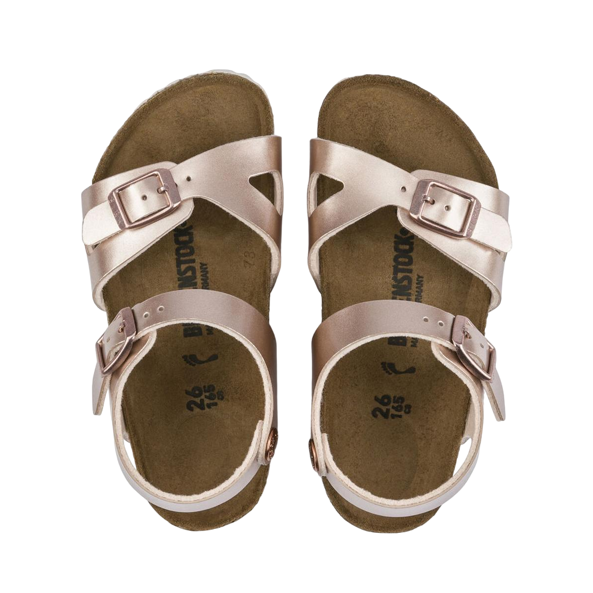 Faux leather sandals BIRKENSTOCK Pink