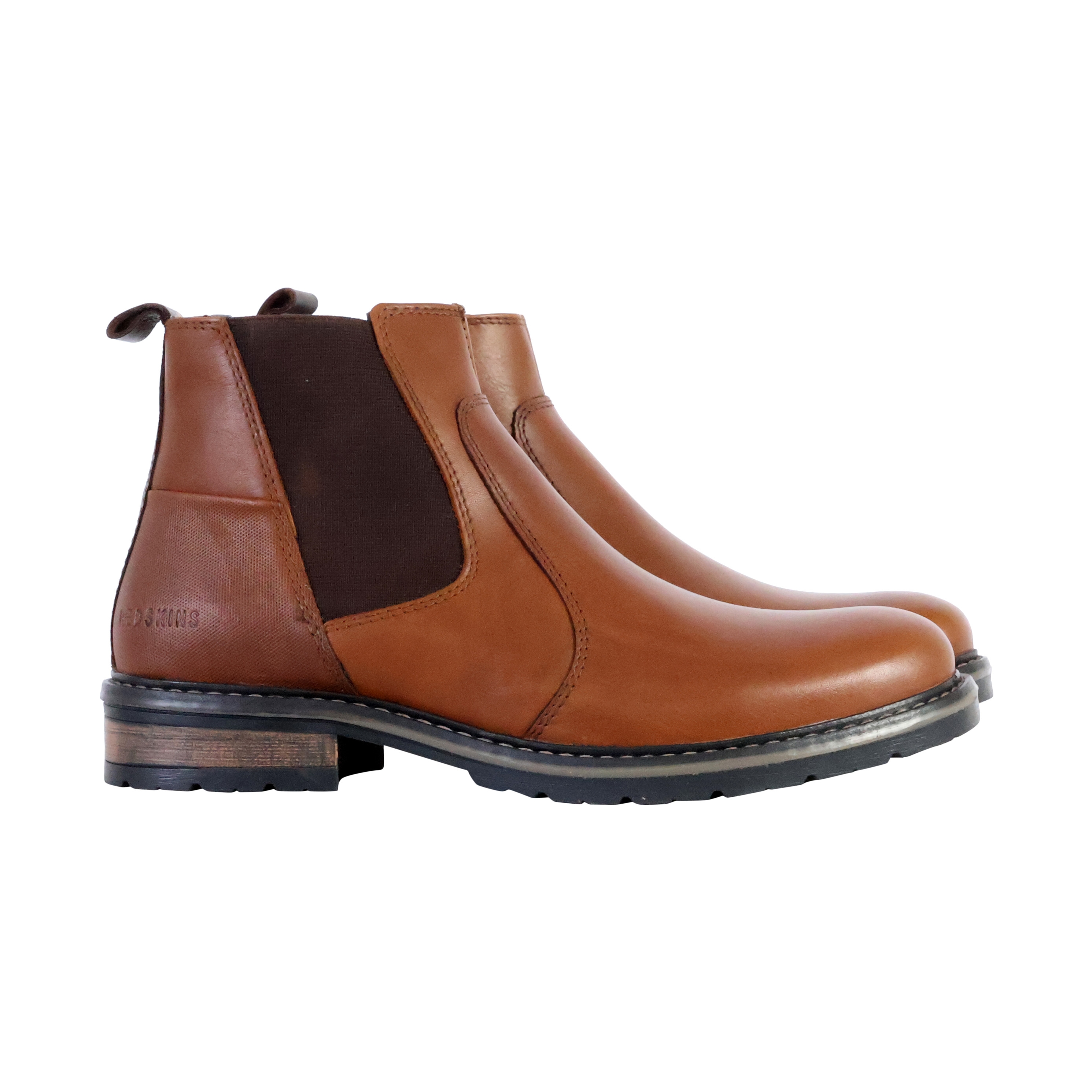 Bianca leather ankle boots REDSKINS Brown