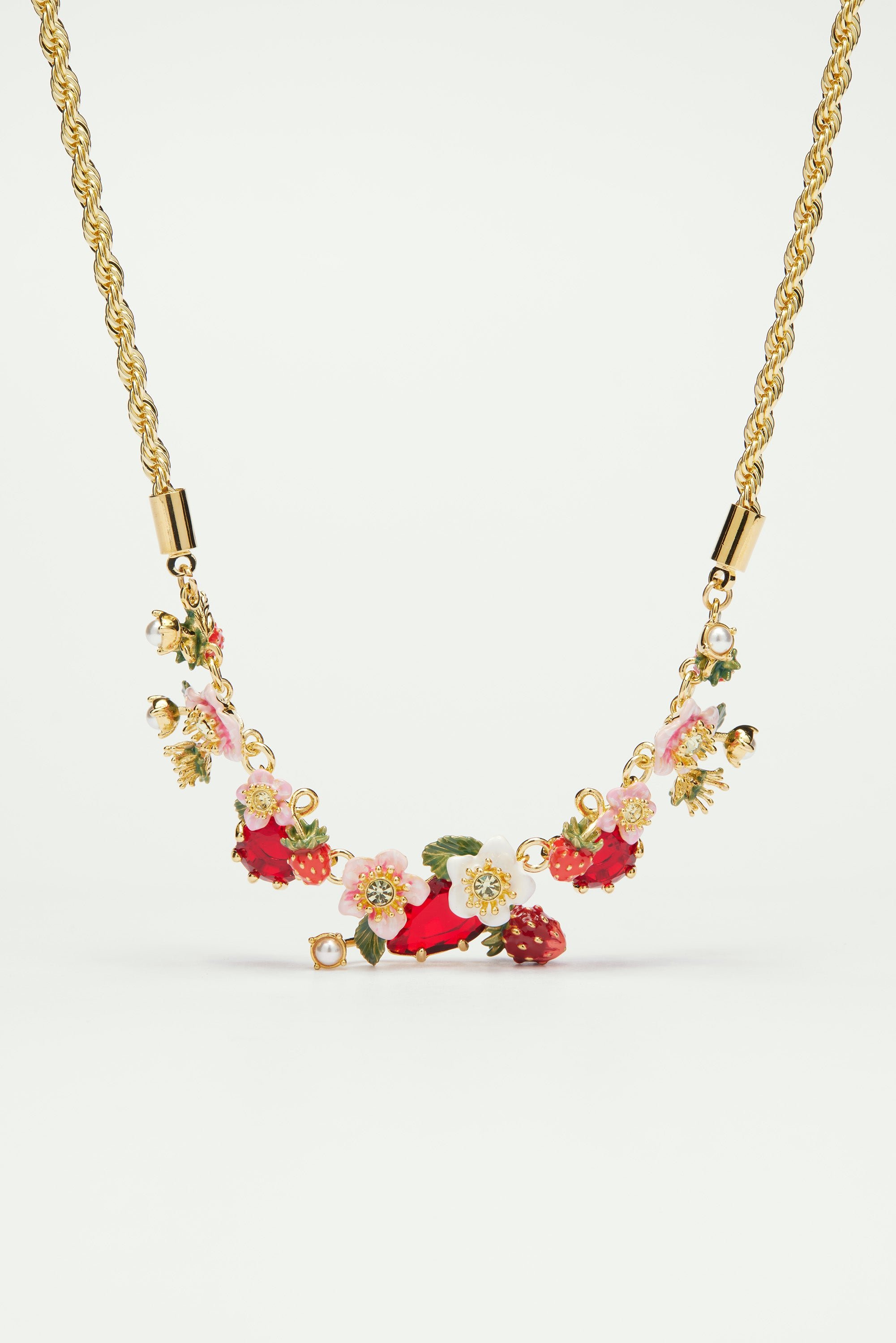 Spring shine bib necklace LES NEREIDES Multicolored