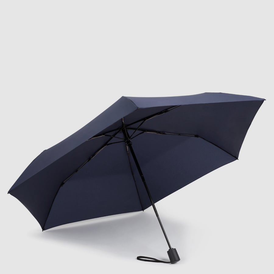 Automatic open/close windproof umbrella PIQUADRO Blue