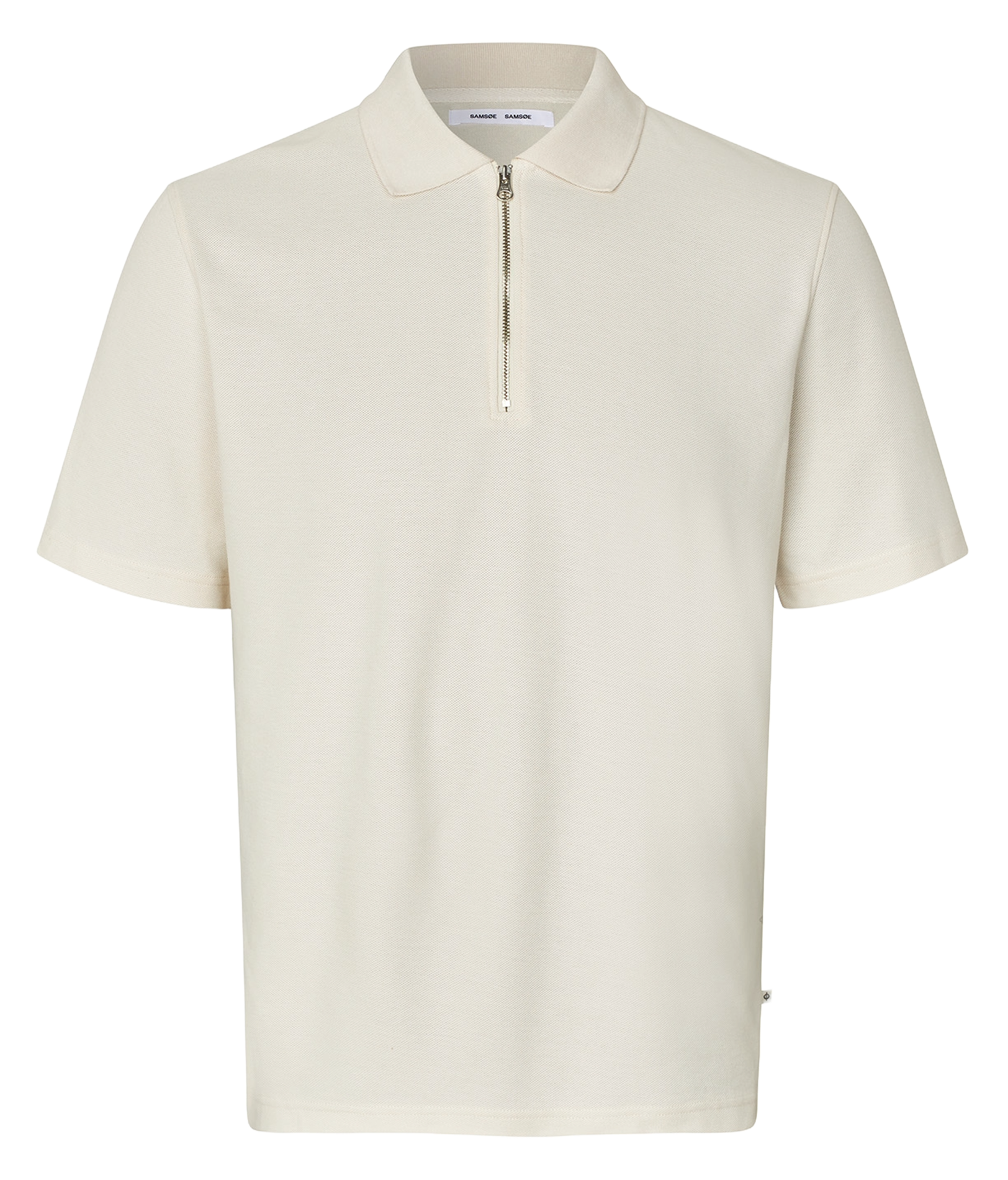 Polo regular-fit en coton bio SAMSOE SAMSOE Blanc
