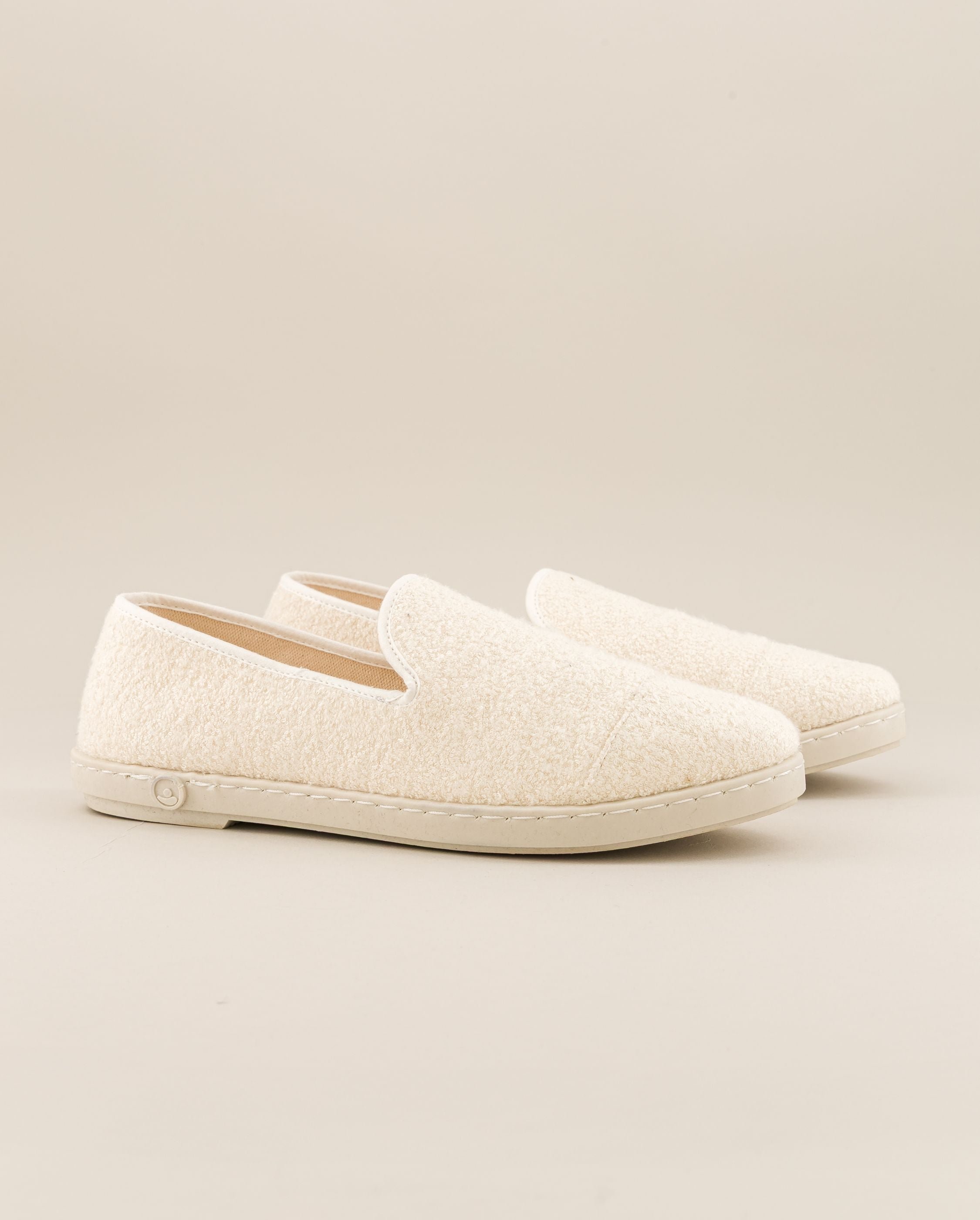 Women's bamboo sponge slipper, ivory ANGARDE Beige
