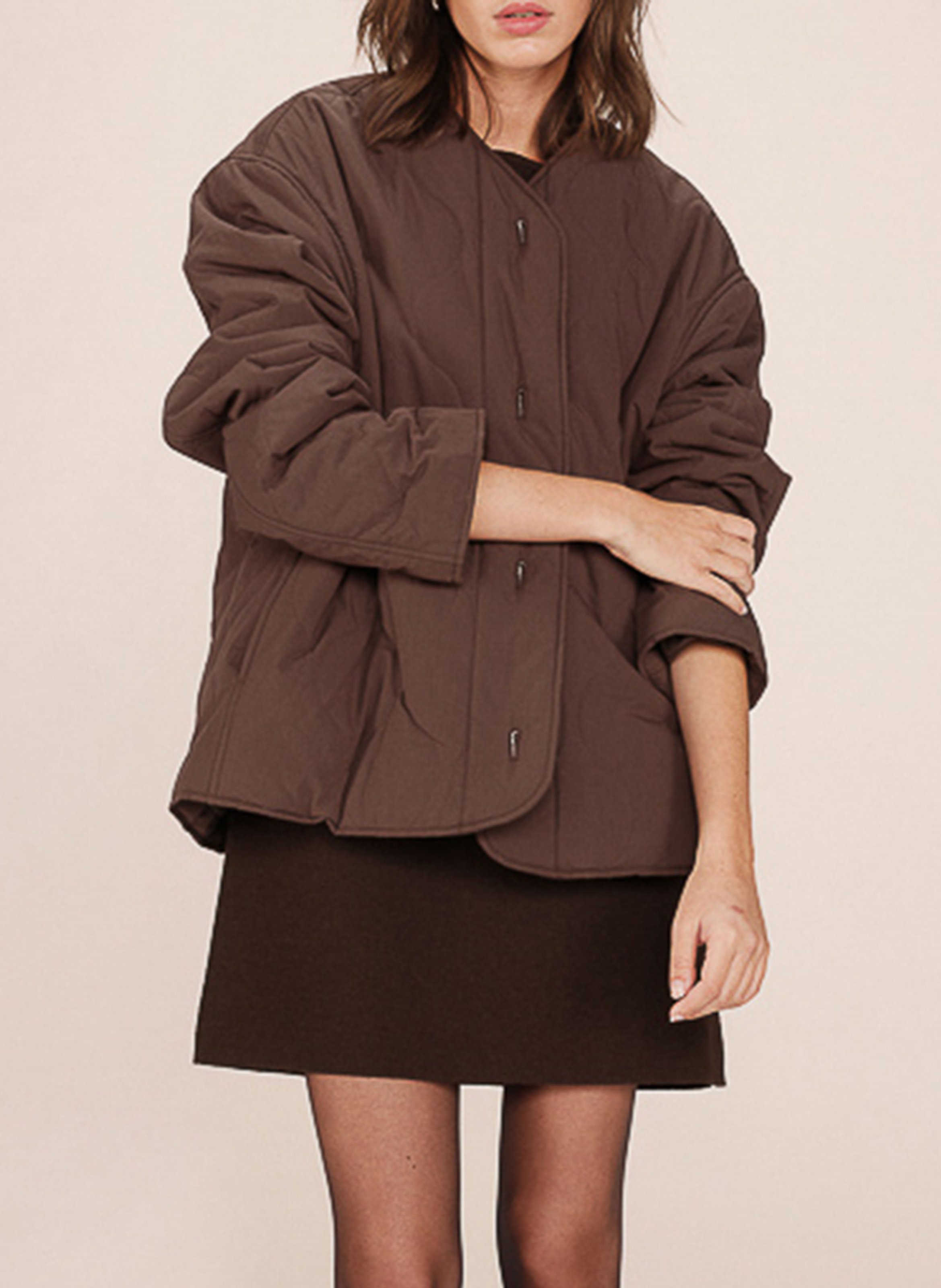 Doudoune col v  GRACE ET MILA