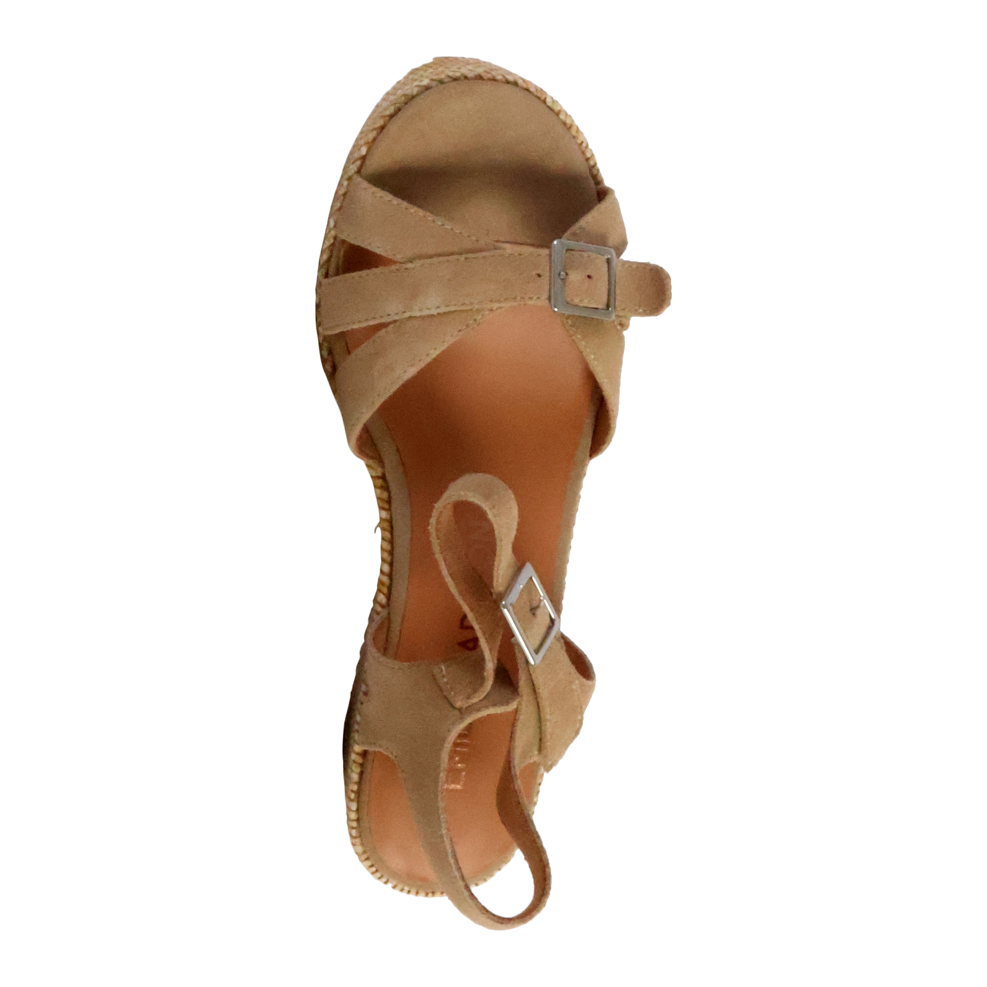 Esabel leather wedge sandal EMILIE KARSTON Beige