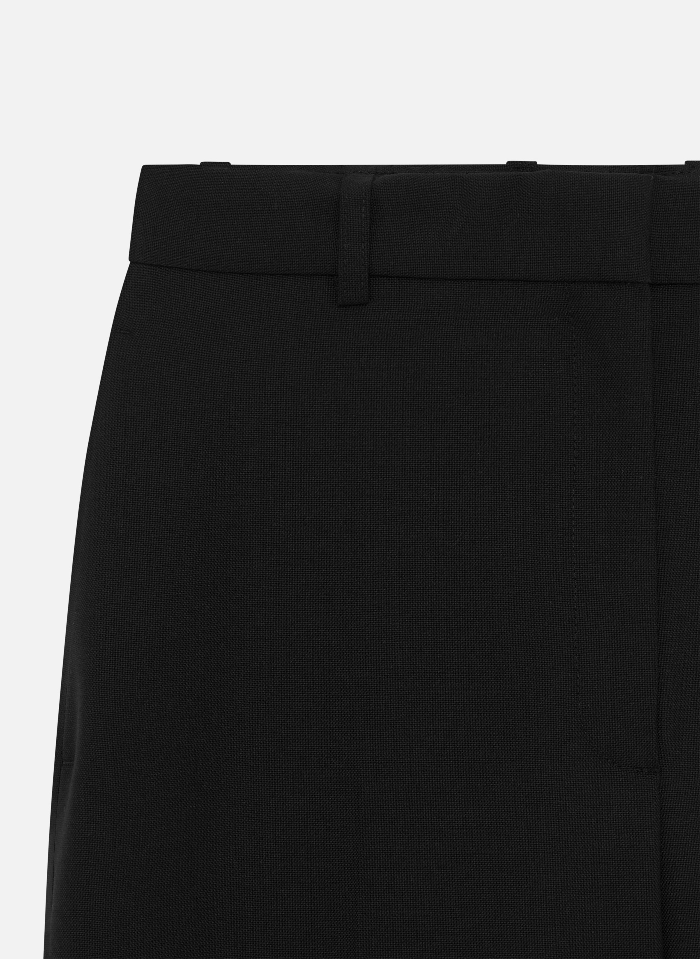 Wide-leg trousers with cuffs THE KOOPLES Black