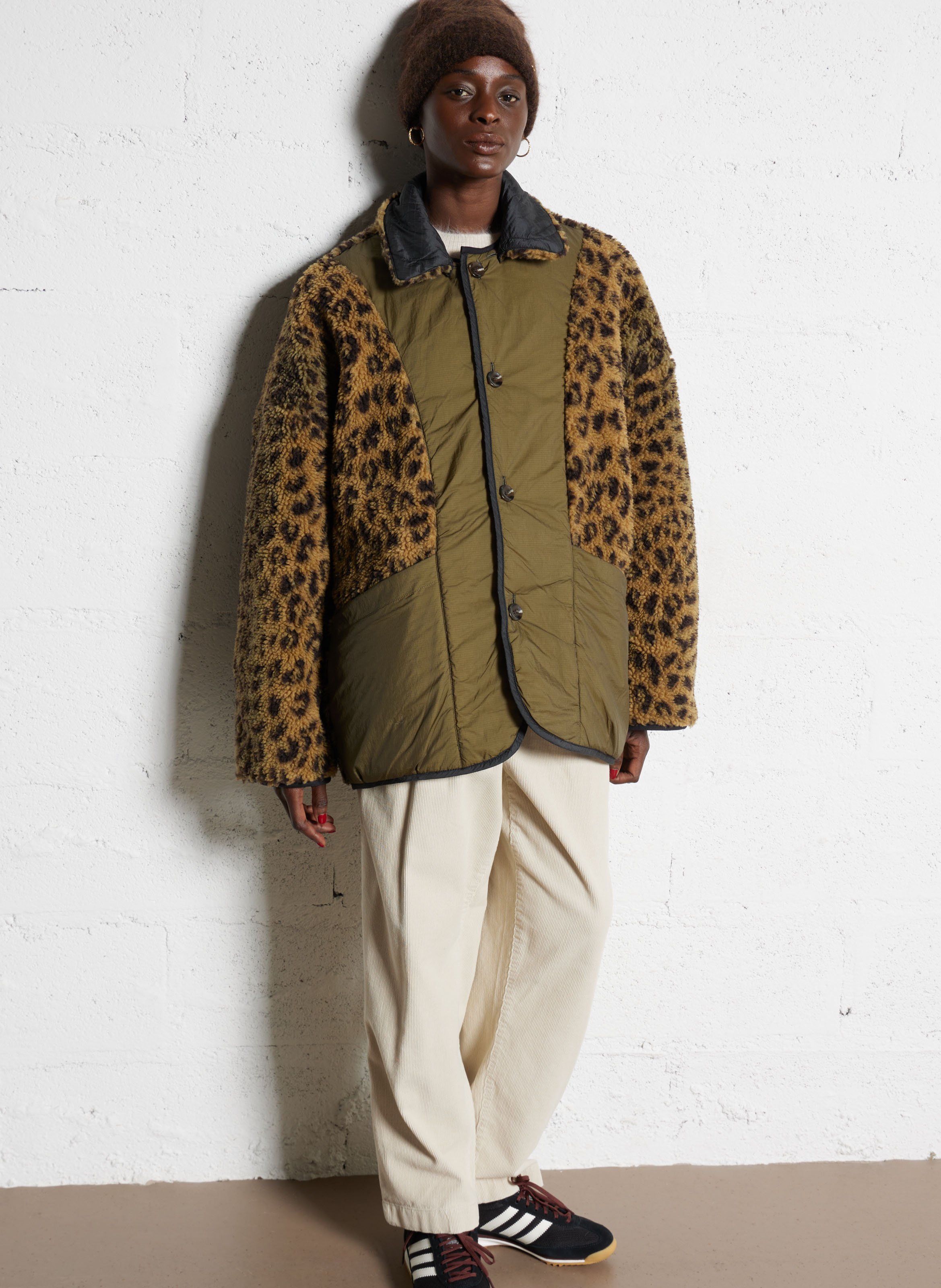 Oversized omkeerbare jas BELLEROSE Zwart