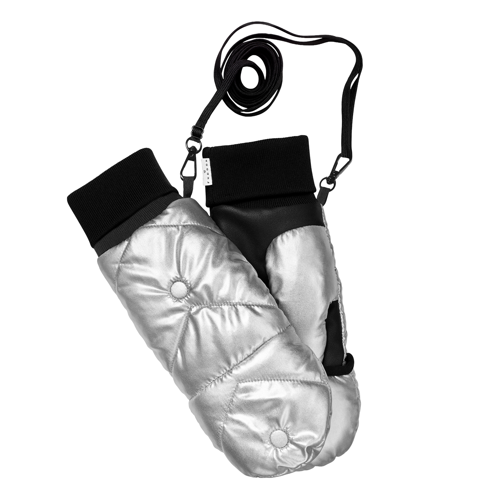 Convertible mittens gloves FUDOON Silver