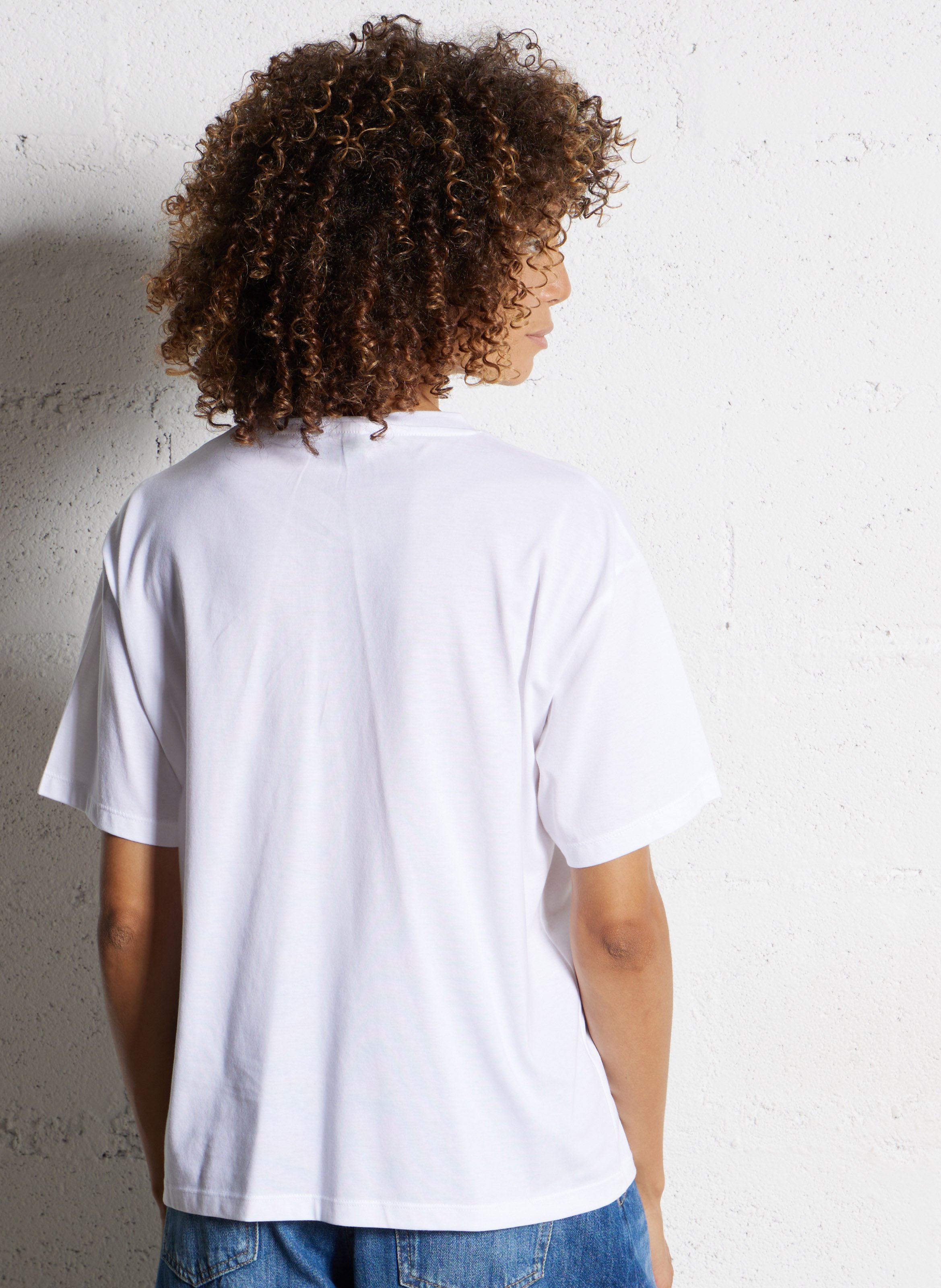 Camiliday round-neck sleeveless cotton top LE TEMPS DES CERISES White