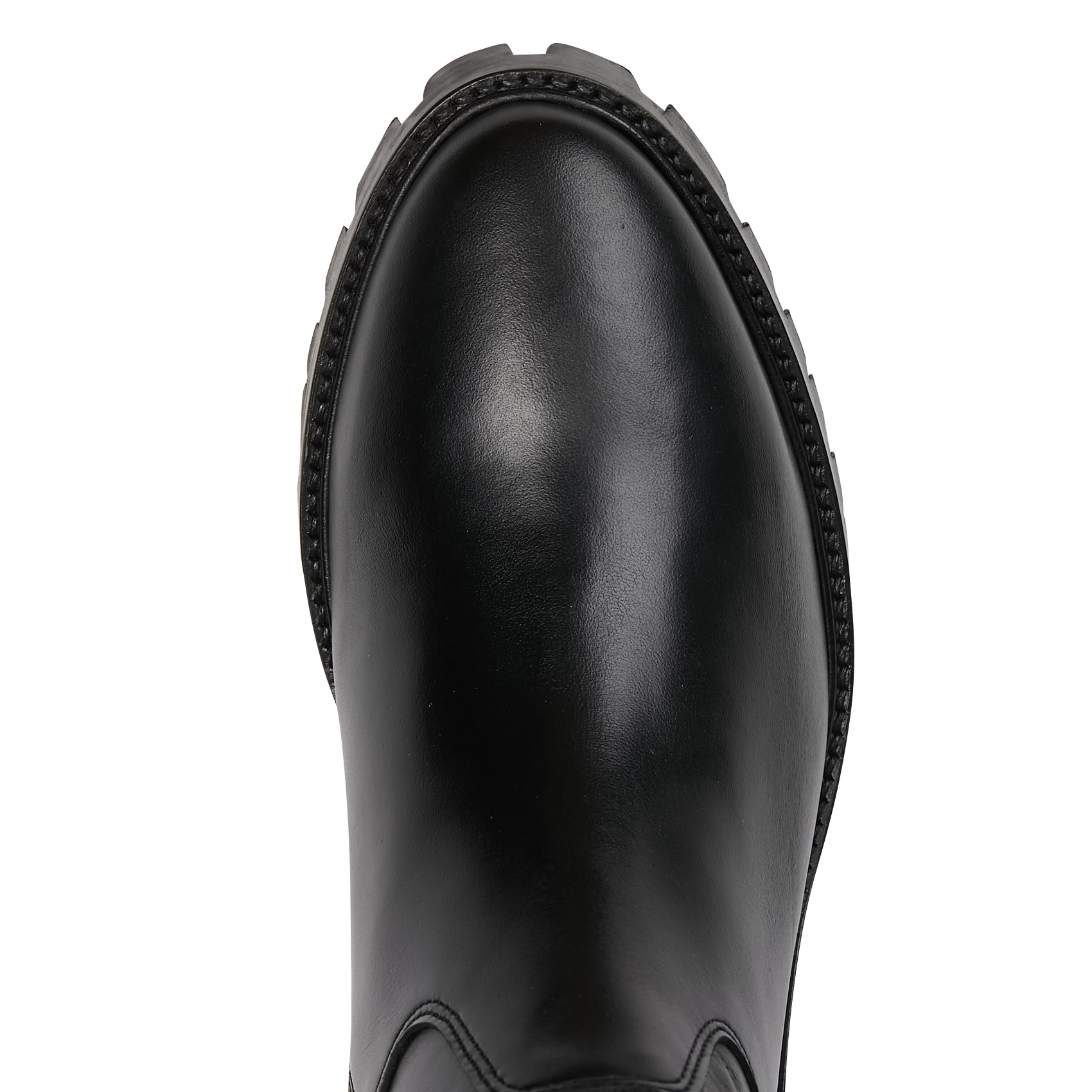 Bottines en cuir velours RIVECOUR Noir