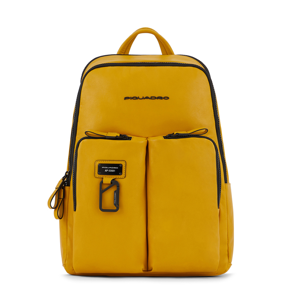 Leather backpack PIQUADRO
