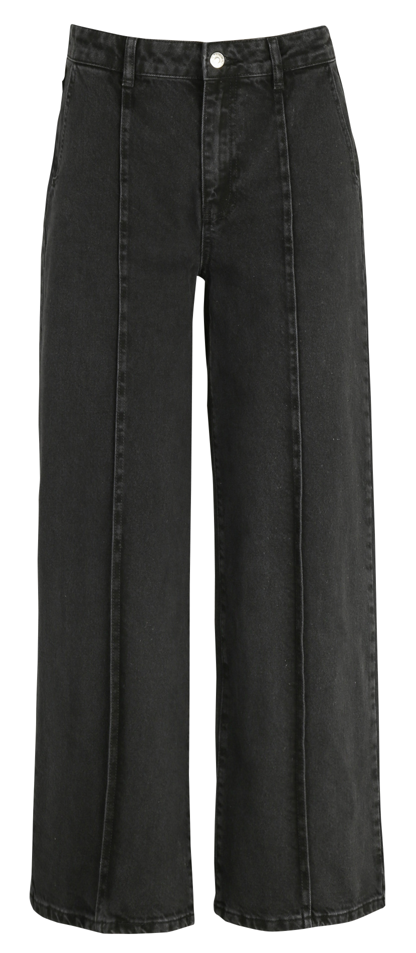 Jean large en coton bio mélangé NORR Noir