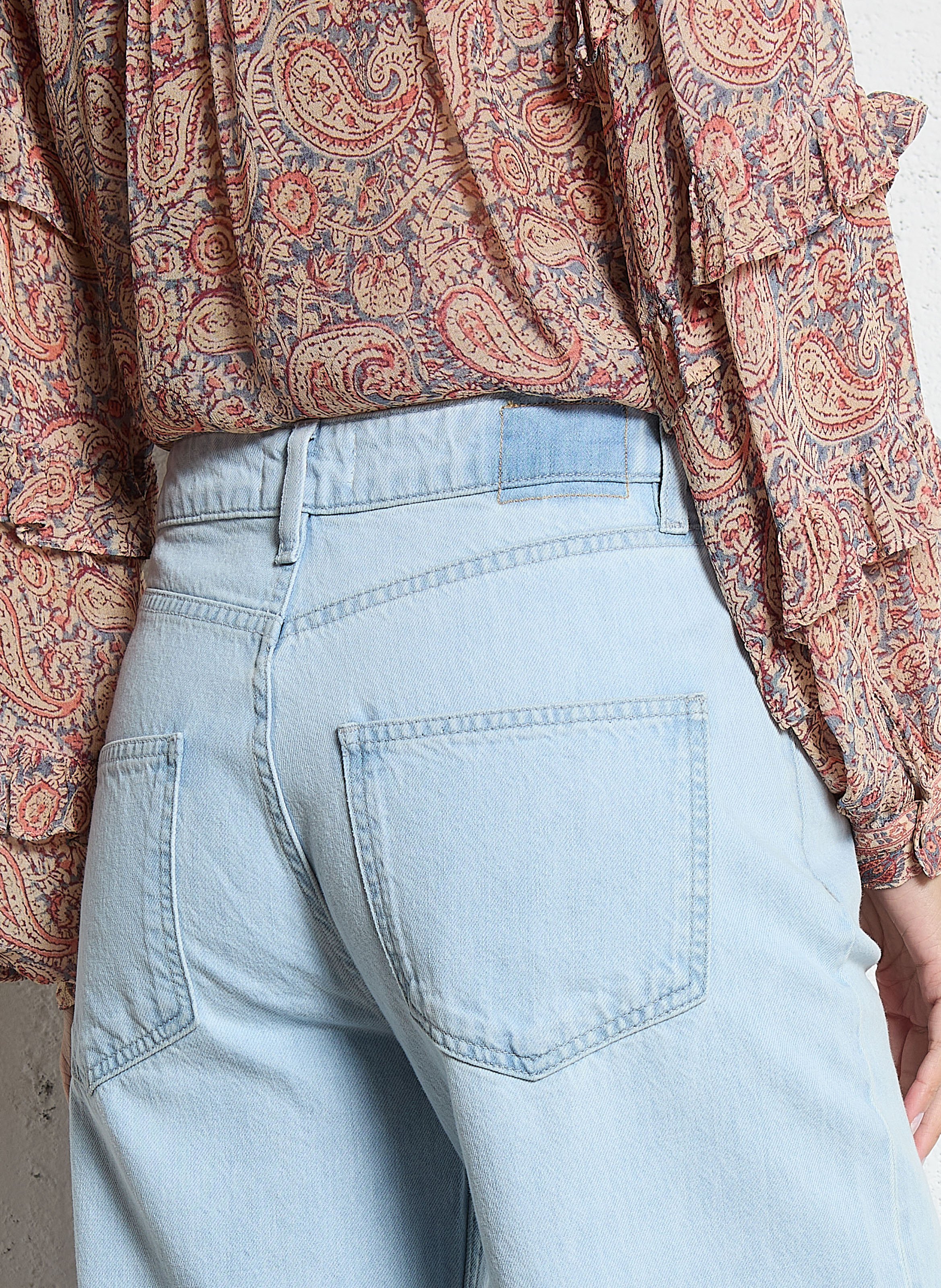 Cotton parka jacket Blue