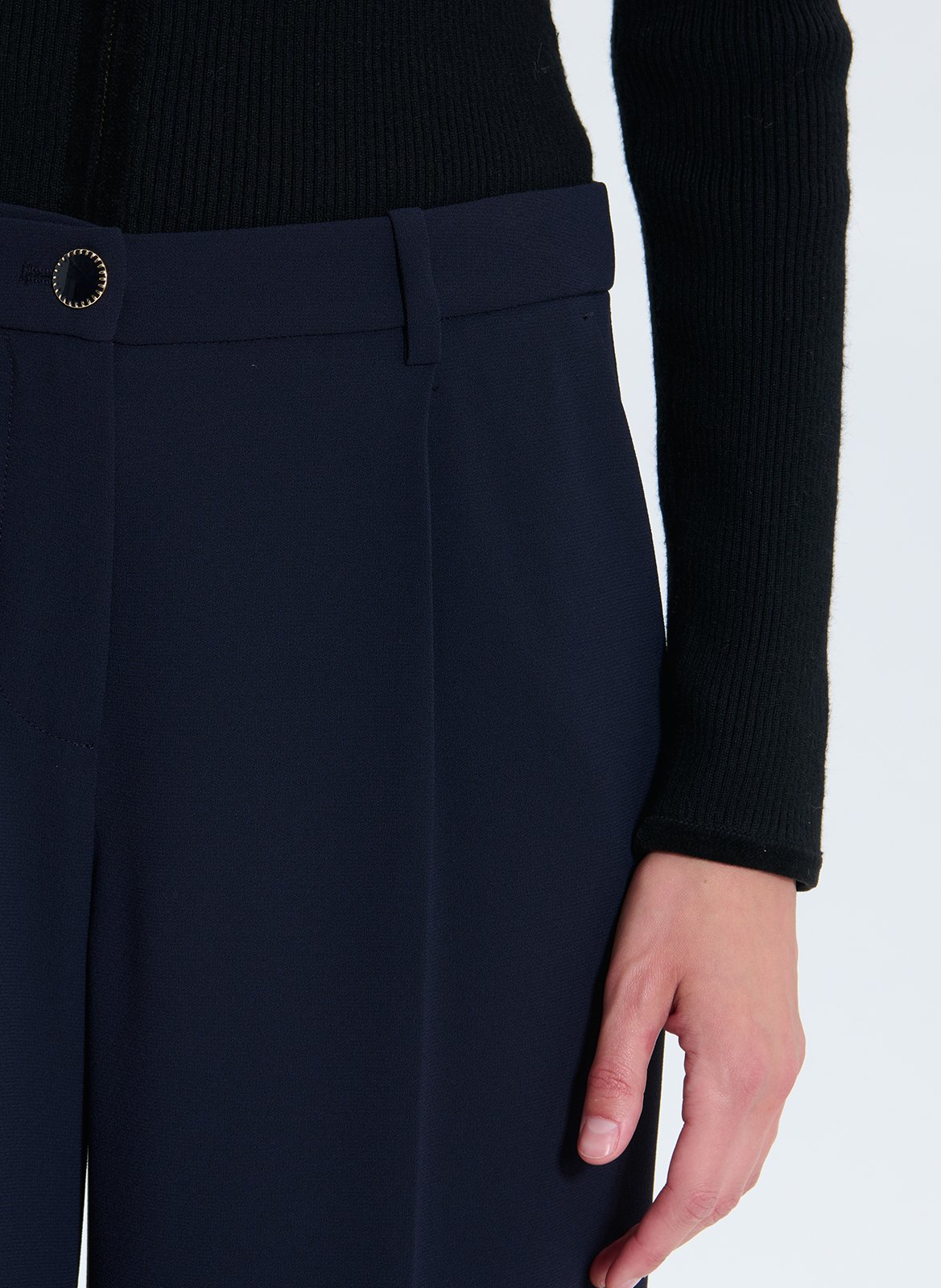 Wide pleated trousers  ZAPA Blue