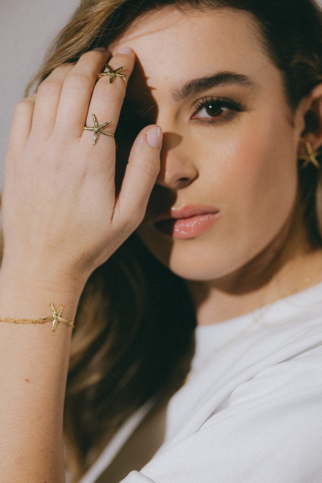 Gold-plated star bracelet Golden