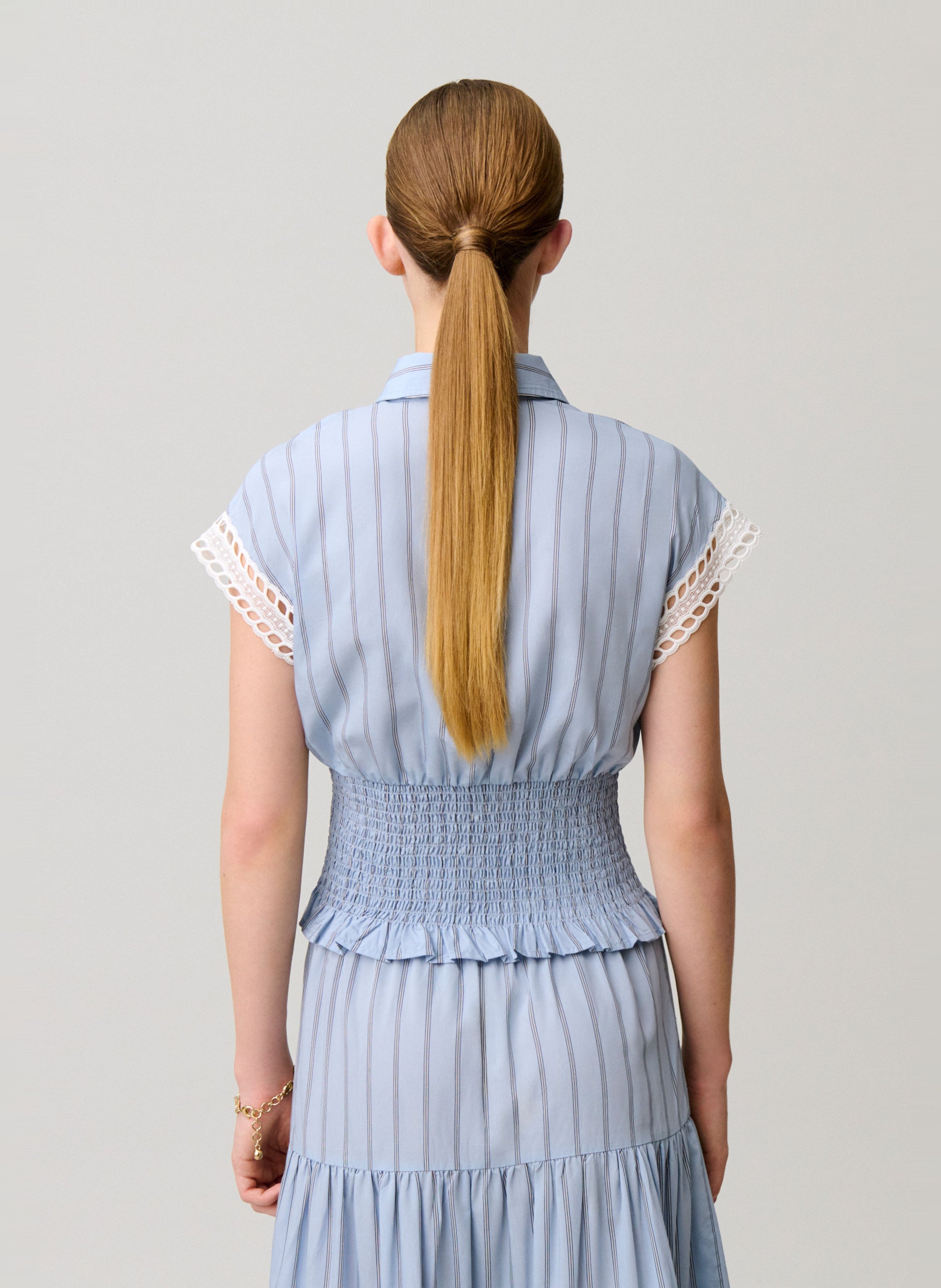 Chemise cintrée à rayures CLAUDIE PIERLOT Multicolore