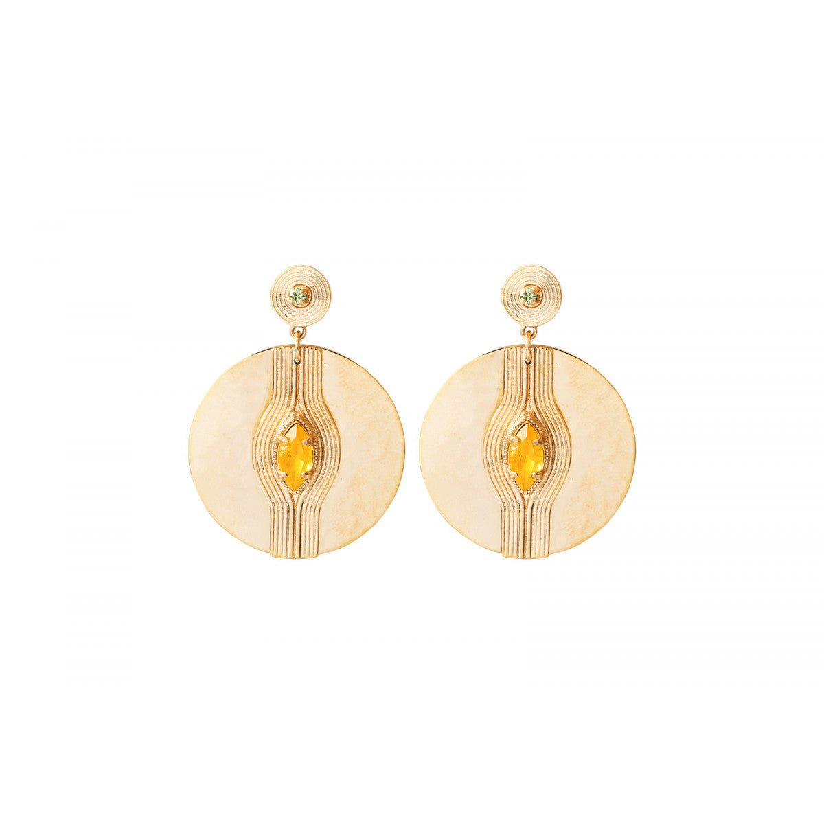 Stud earrings SATELLITE PARIS Yellow