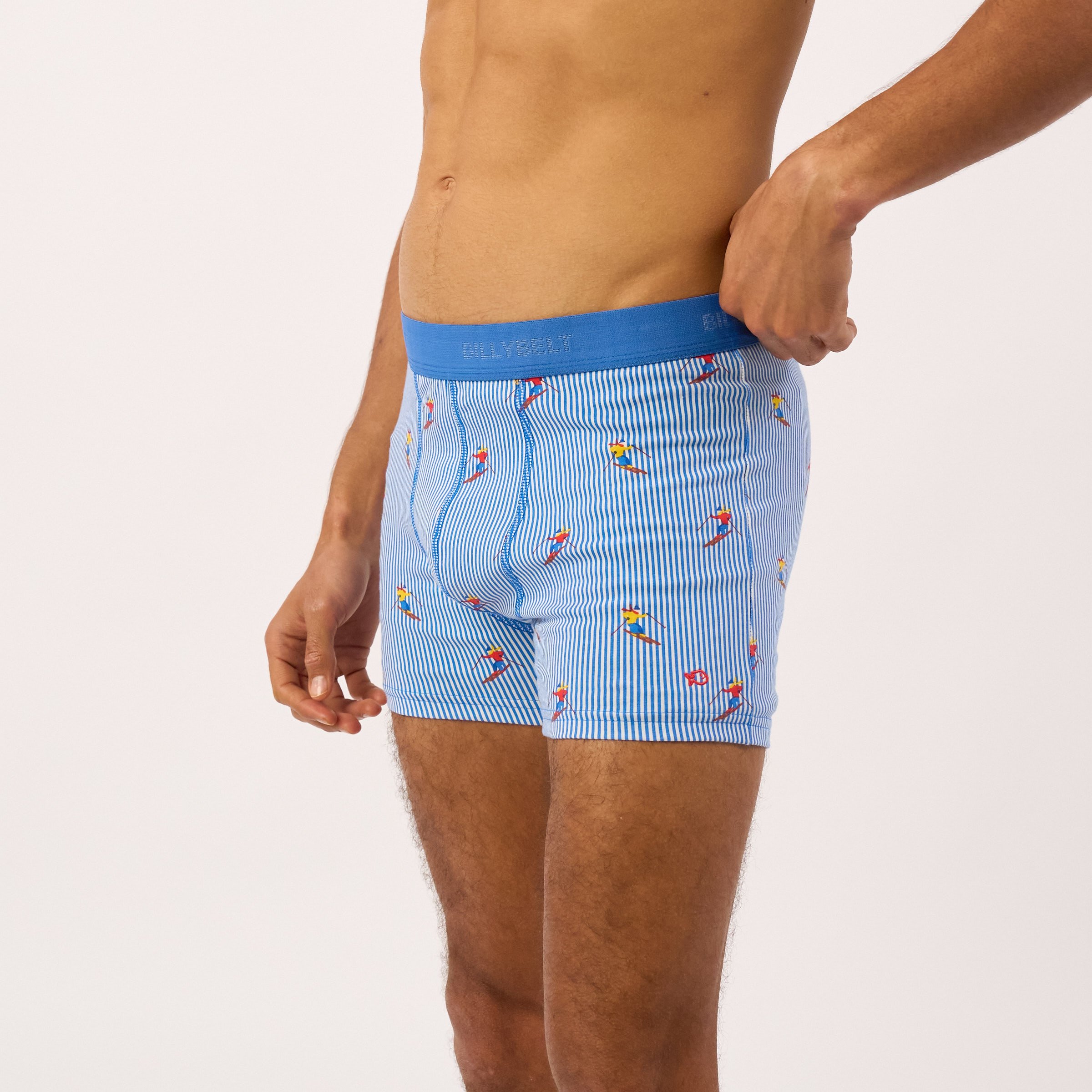 Organic cotton boxers BILLYBELT Blue