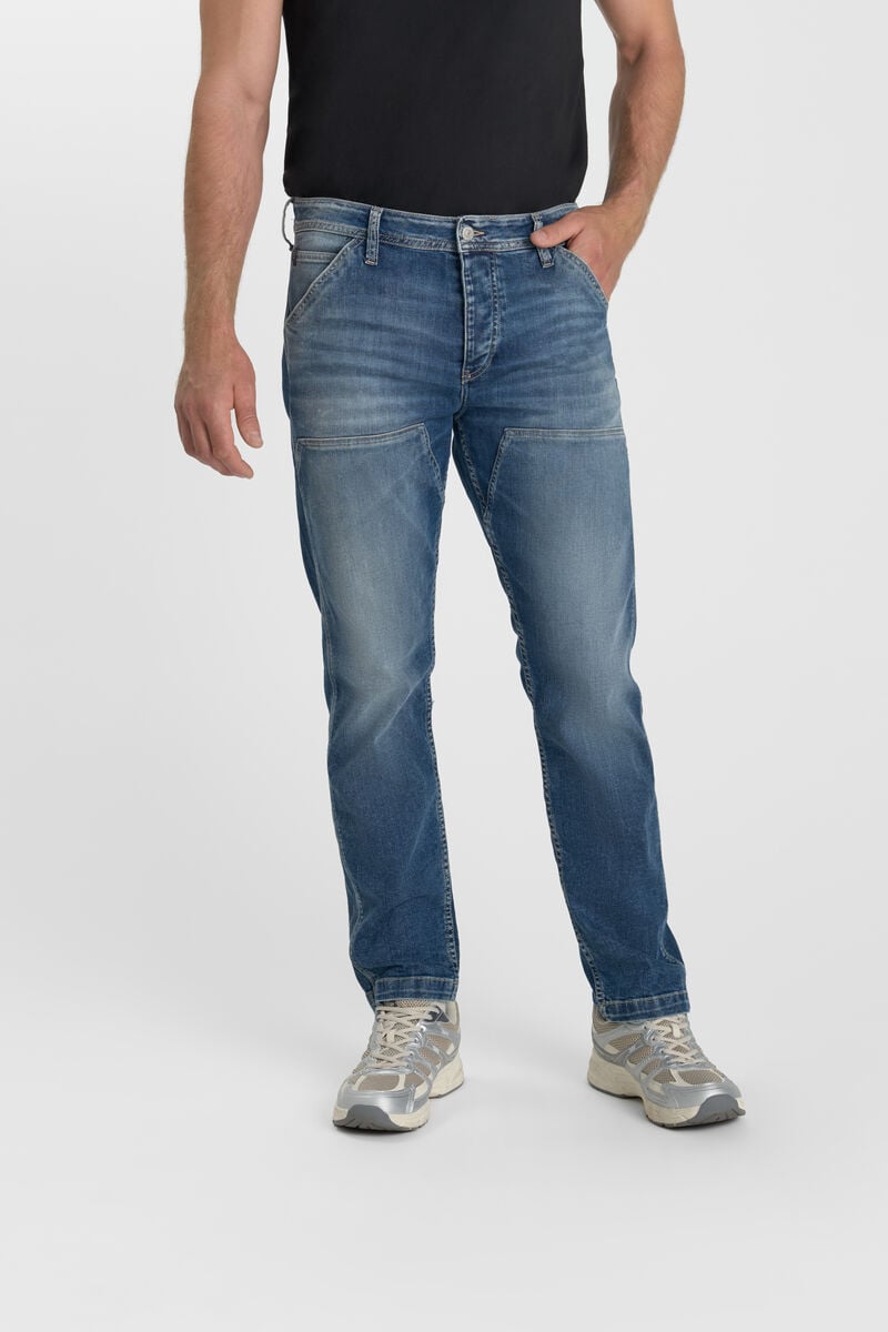 Loose jeans, wide loose fit, length 34 LE TEMPS DES CERISES Blue