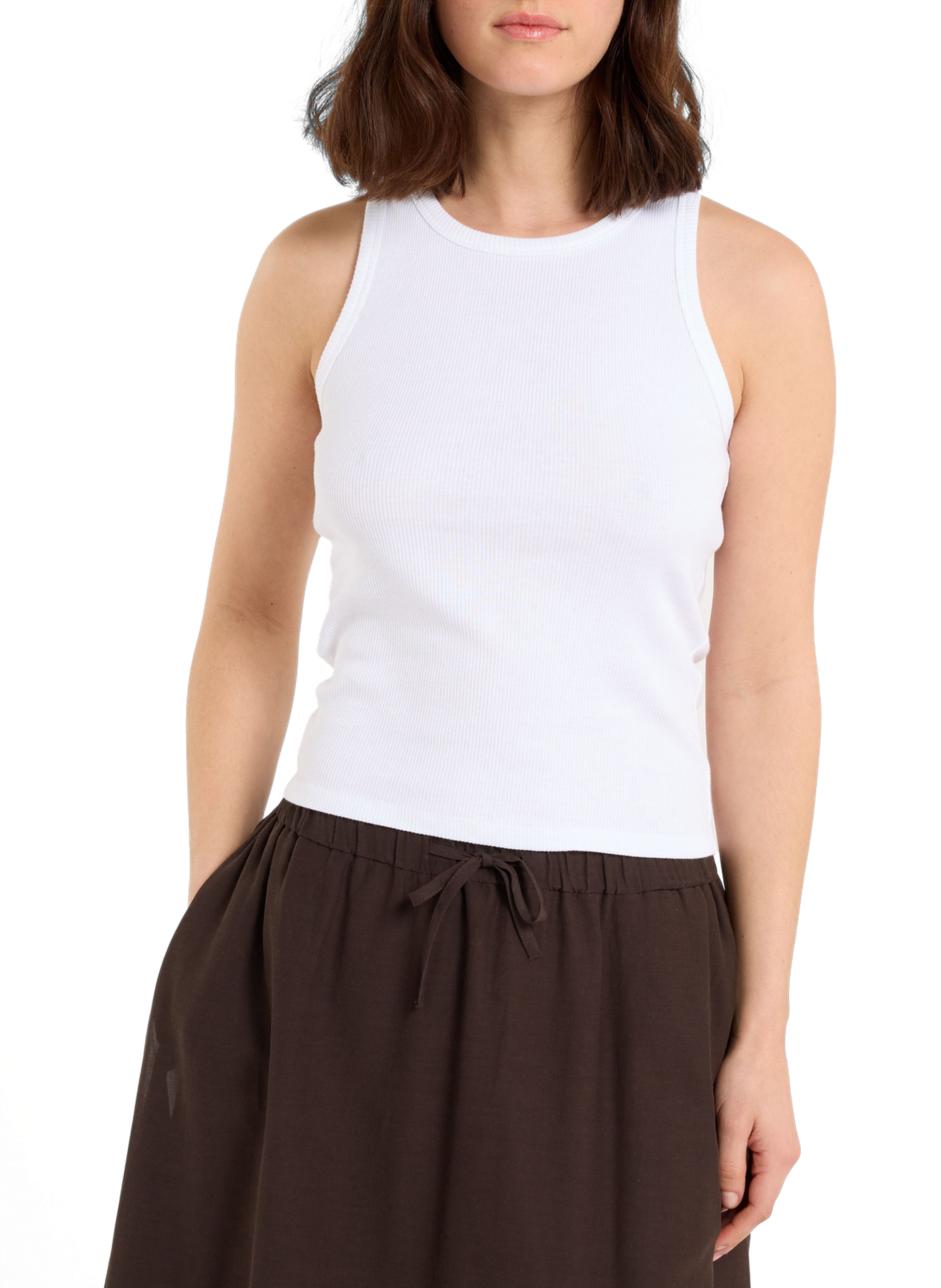 Top Tovie cotton tank top | White SAISON 1865 Women