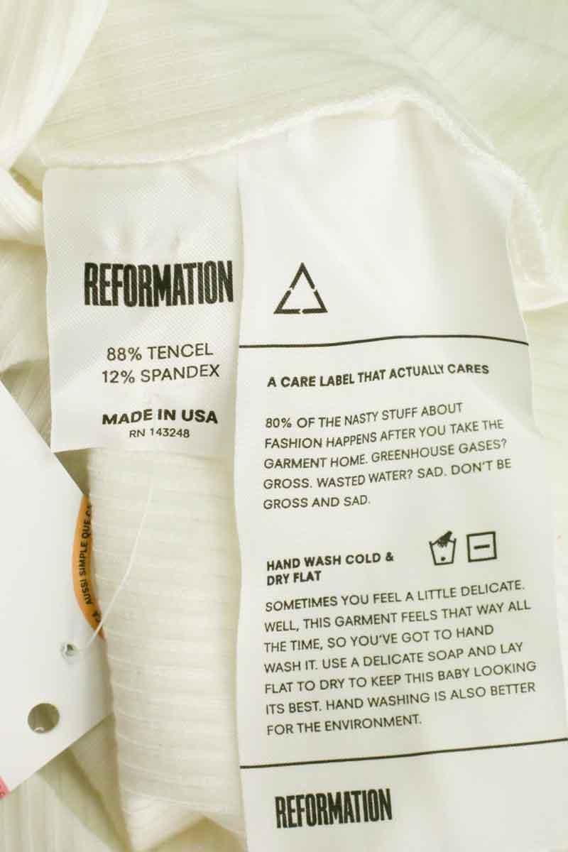 T-shirt REFORMATION - Seconde Main White