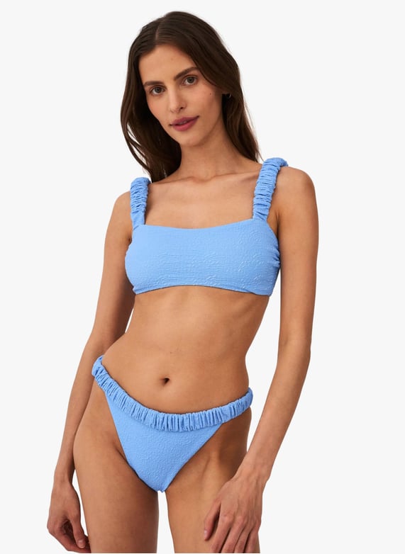 Reggiseno bikini testurizzato Blu Undress code Donna Place des