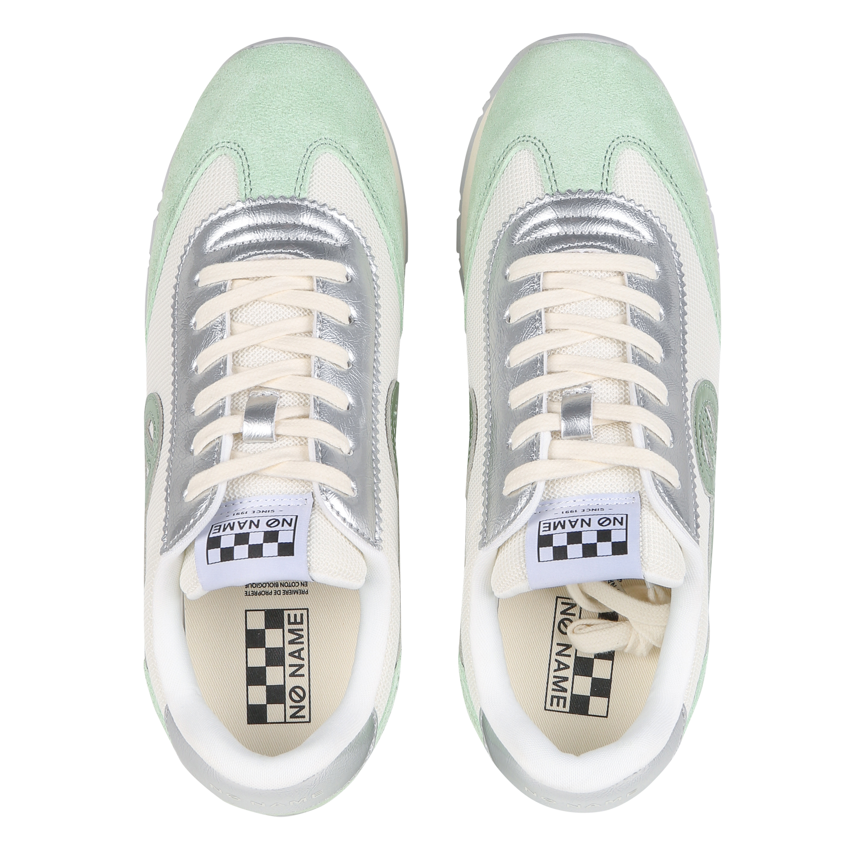 Zapatillas bajas bimateria NO NAME Verde