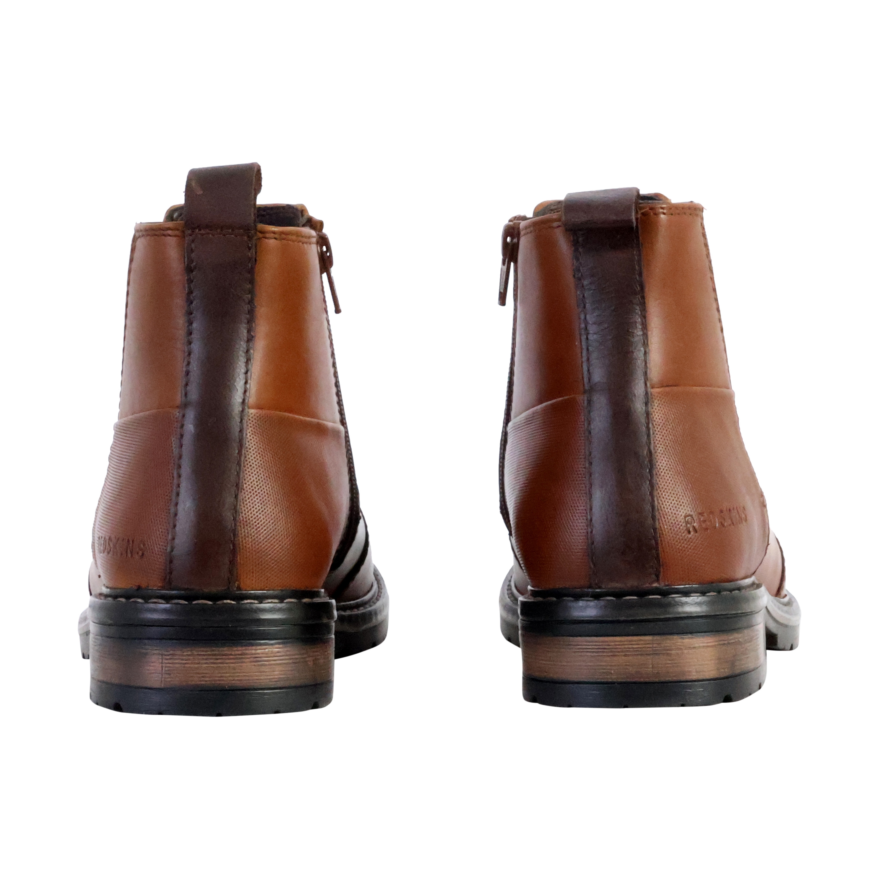 Bianca leather ankle boots REDSKINS Brown