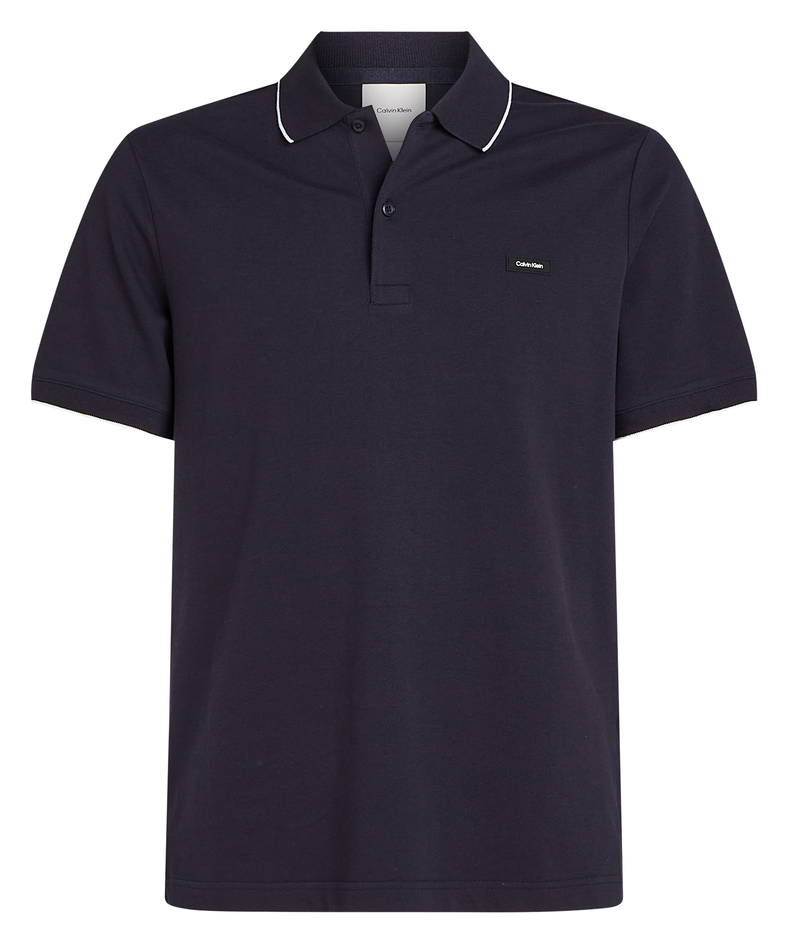 Polo slim-fit en coton piqué  CALVIN KLEIN Bleu