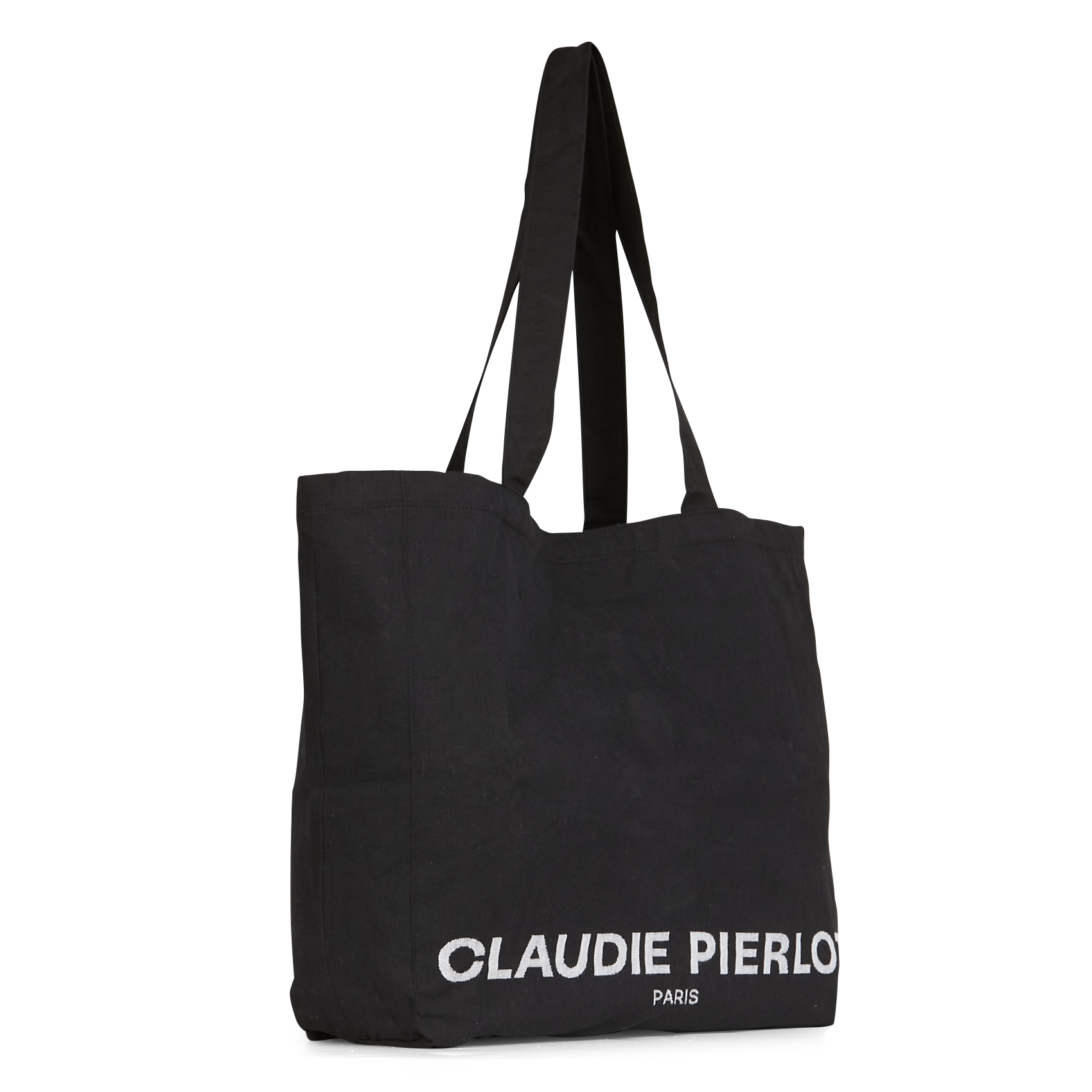 Sac cabas en coton recyclé  CLAUDIE PIERLOT Noir
