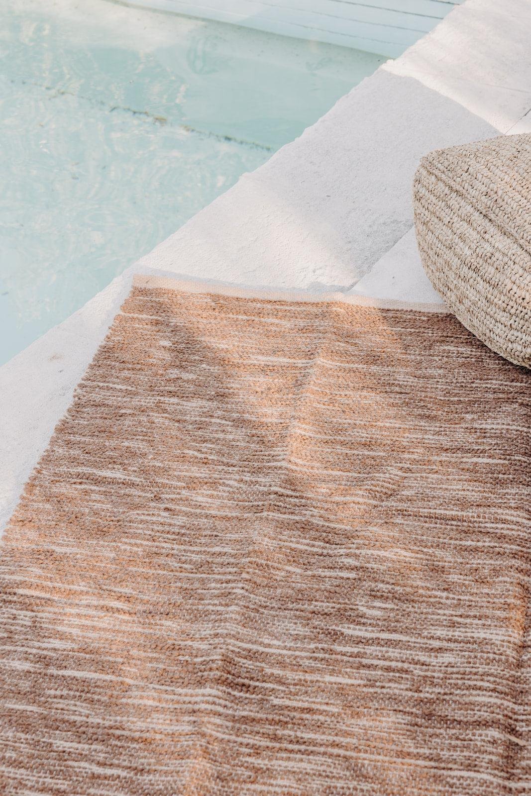 Jute and cotton rug DEBONGOUT Brown