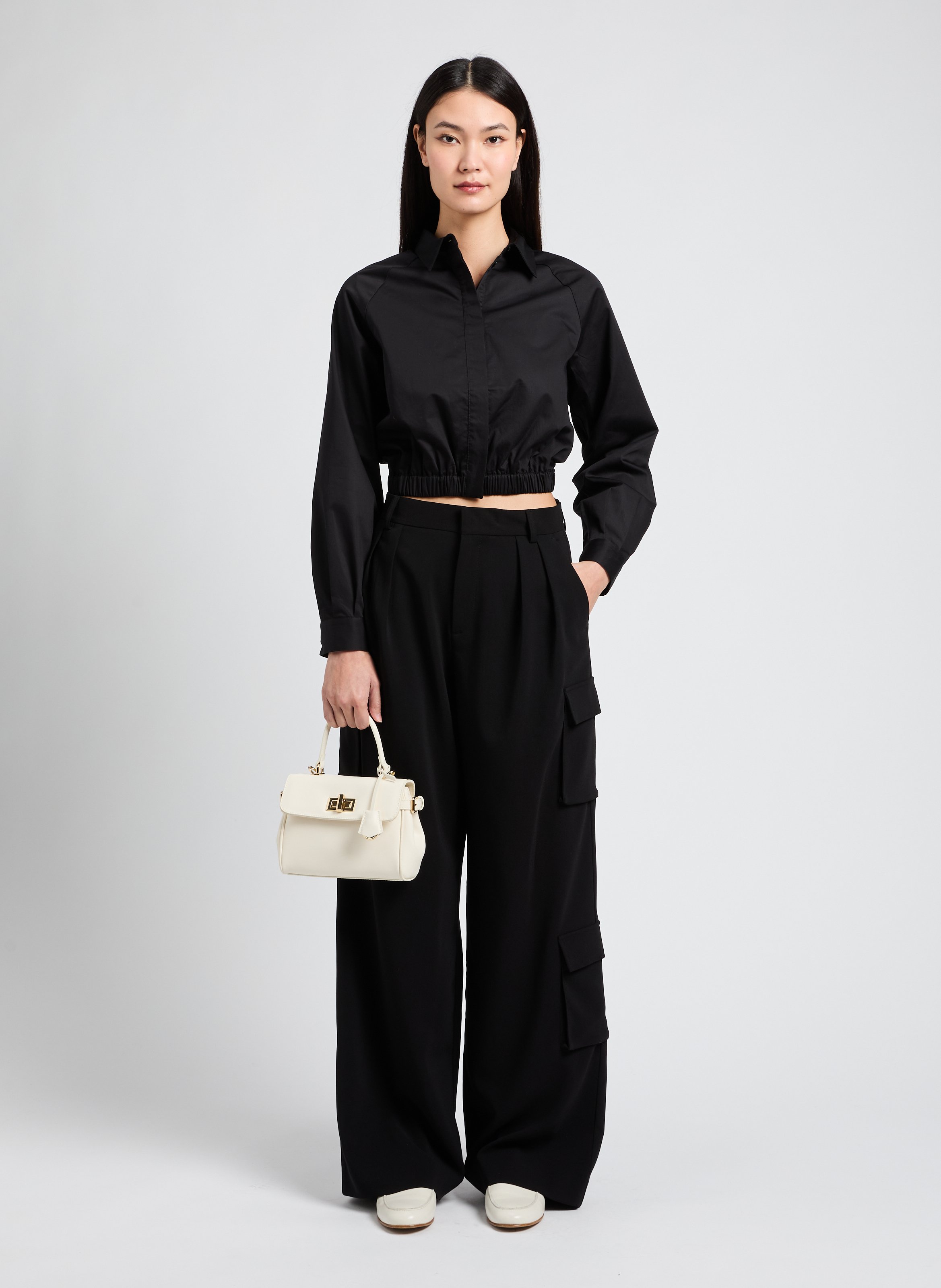 Wide trousers Black
