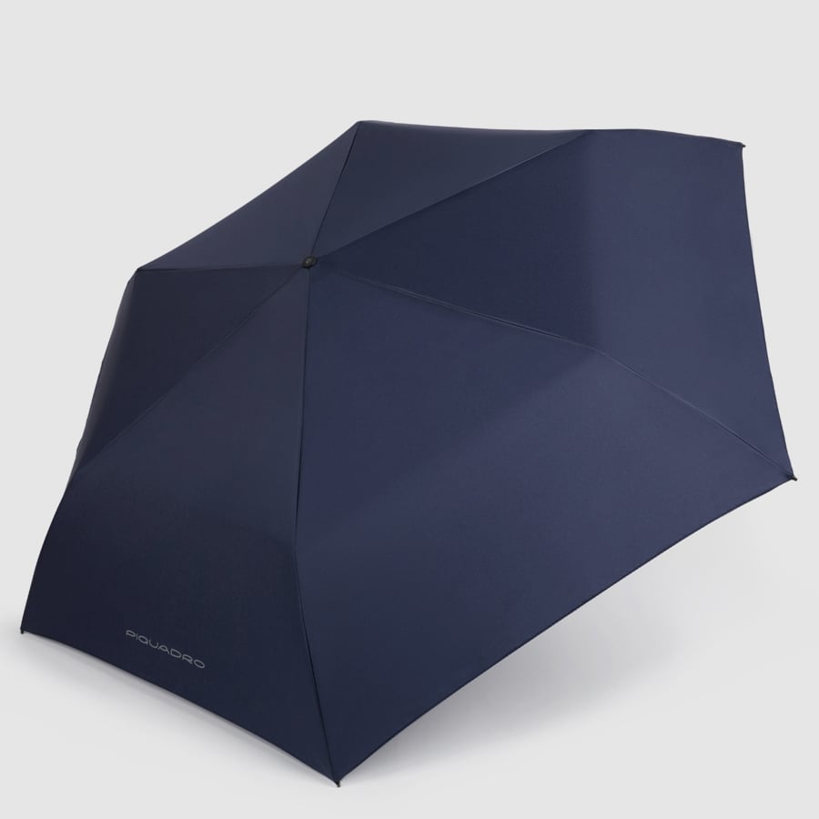 Automatic open/close windproof umbrella PIQUADRO Blue