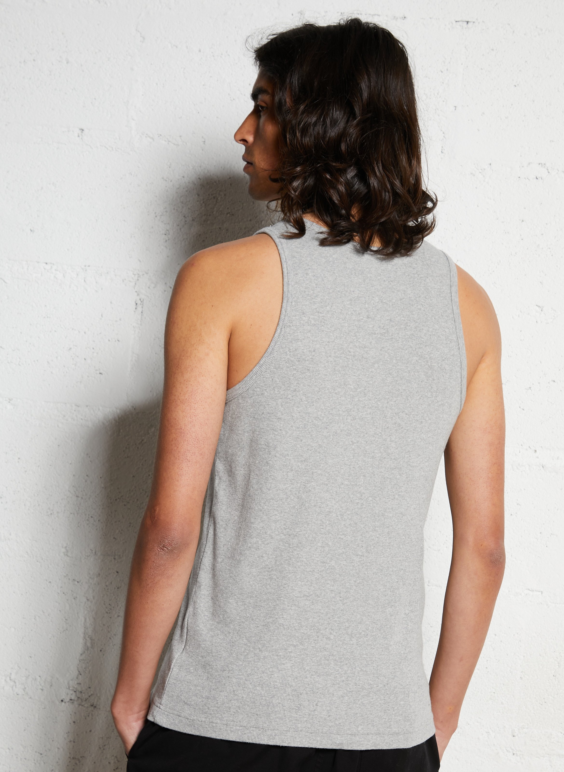 Rundhals-Tanktop aus Bio-Baumwolle COLORFUL STANDARD Grau