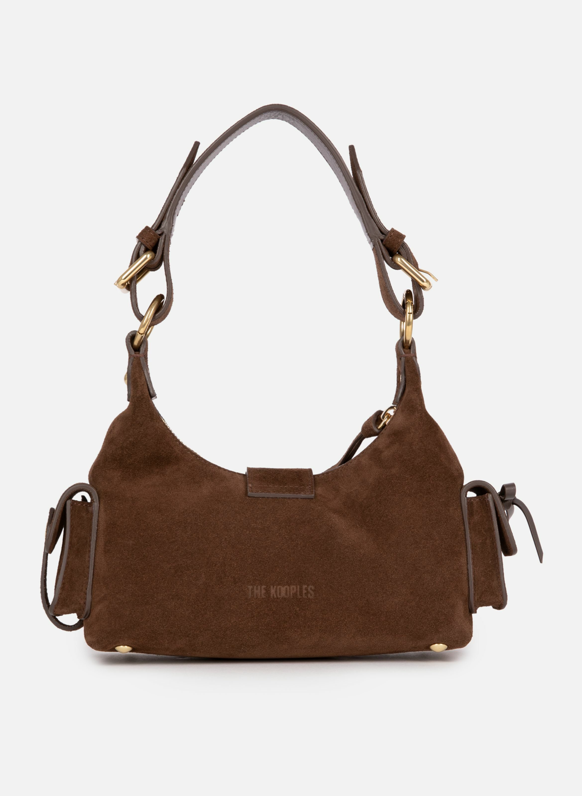 Amelia small suede bag THE KOOPLES Brown