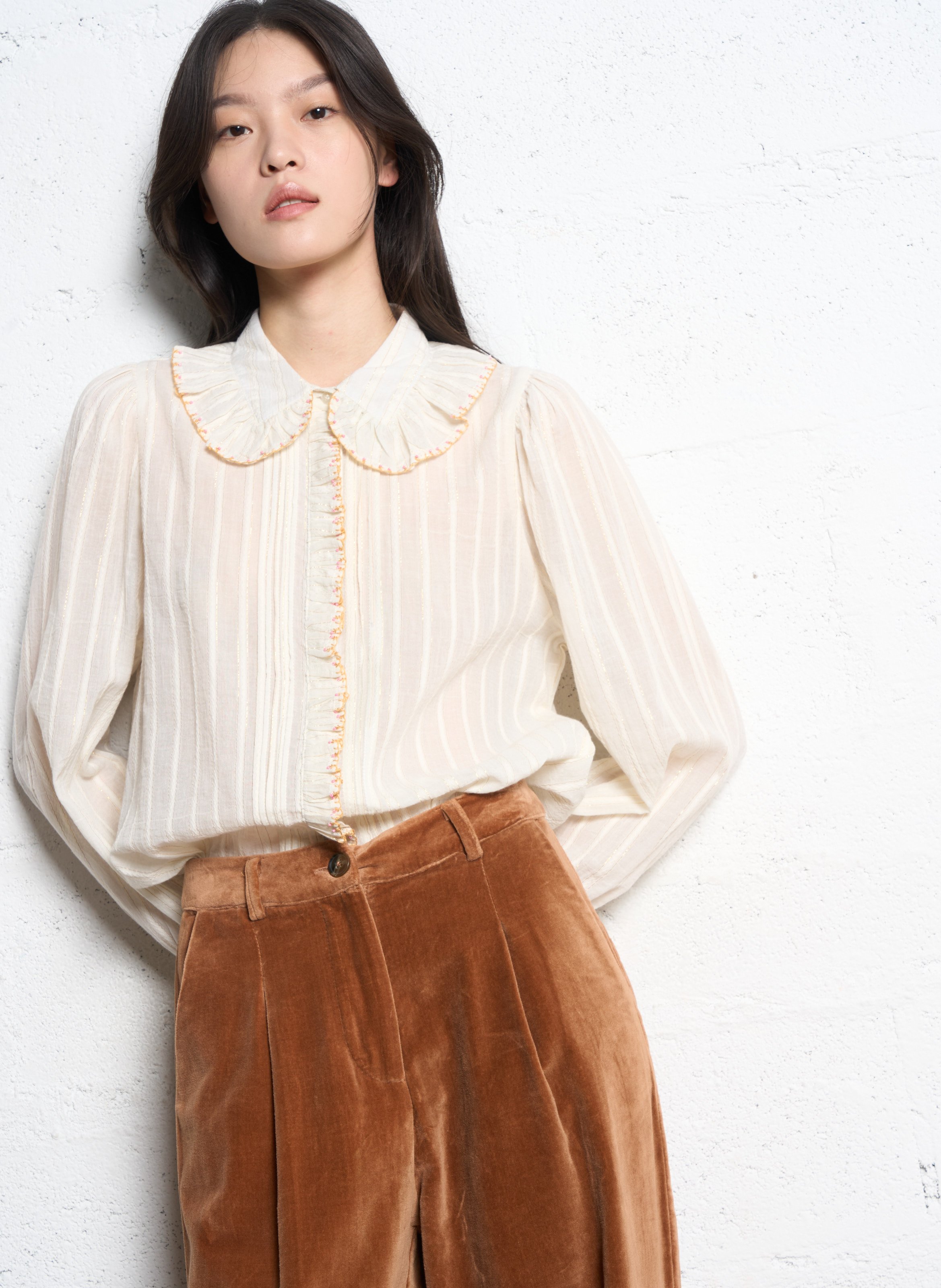 Baumwoll-Bluse EMILE ET IDA