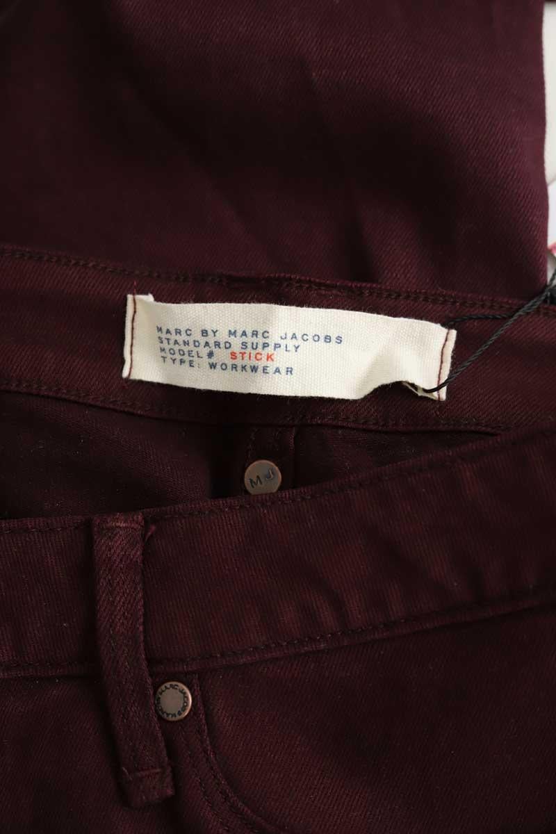 Cotton skinny jeans MARC JACOBS - Seconde Main Red