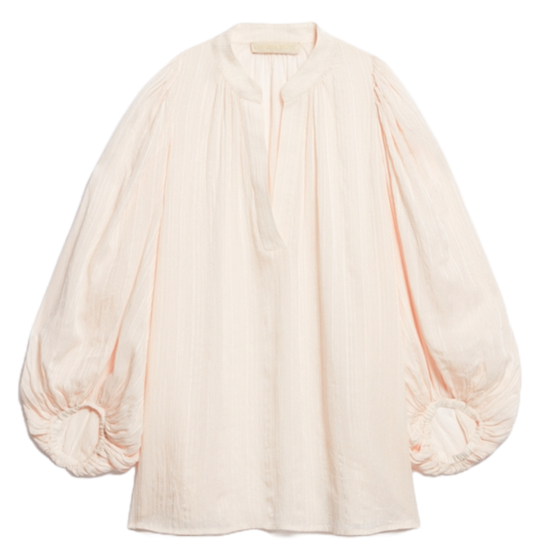 Oversized cotton blend blouse VANESSA BRUNO Pink