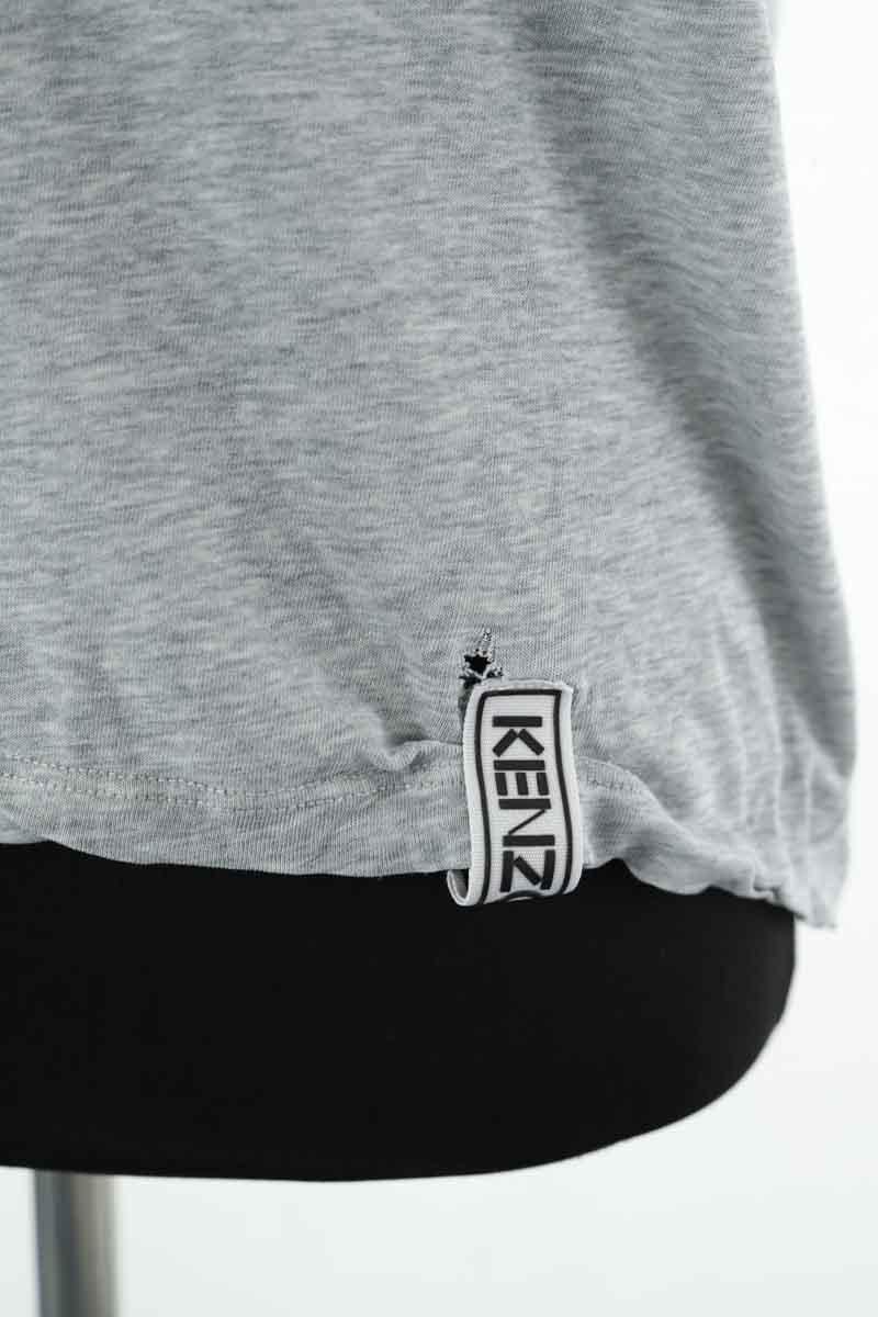 Cotton T-shirt KENZO - SECONDE MAIN Grey