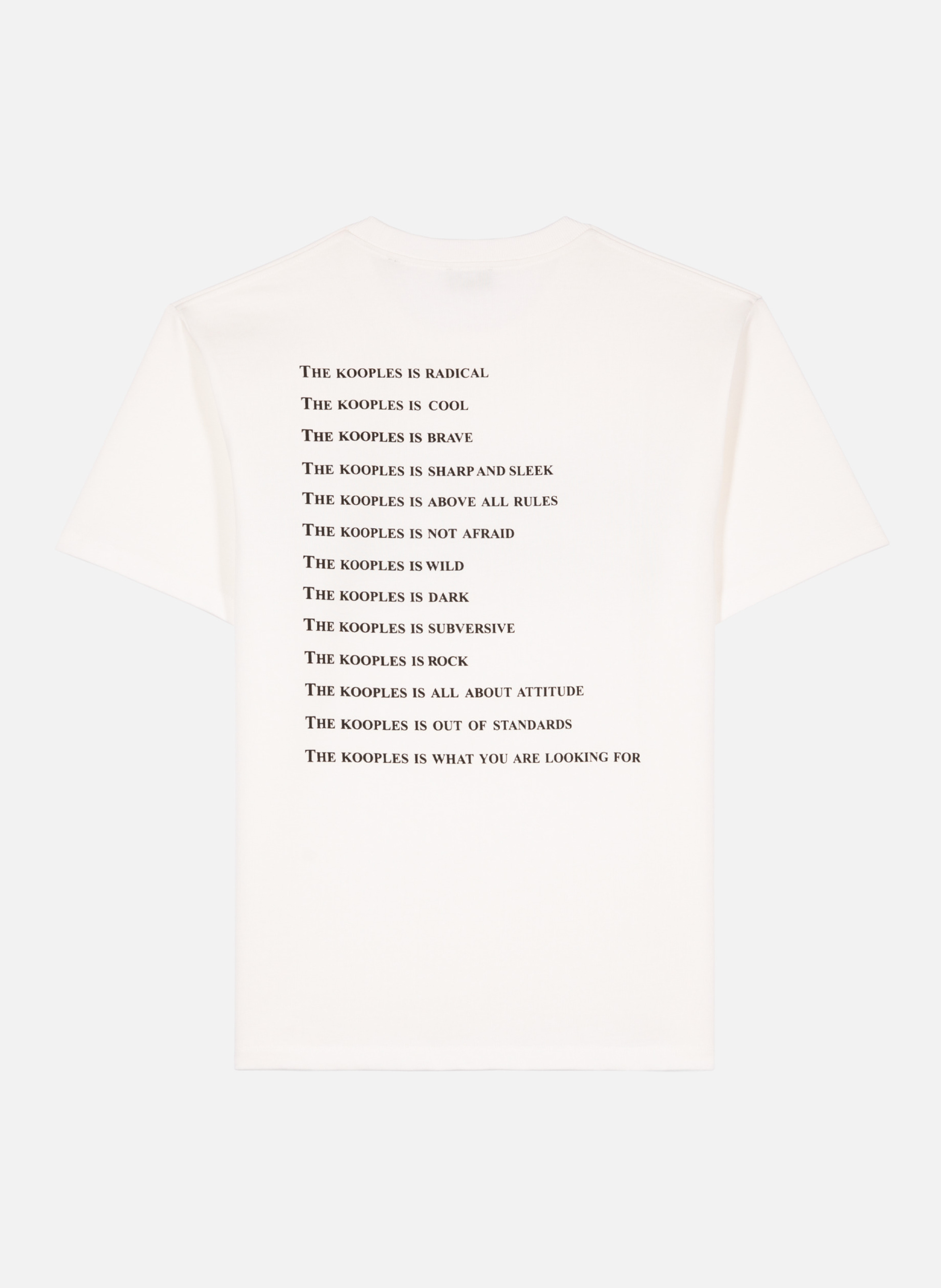 T-shirt with rhinestones THE KOOPLES White