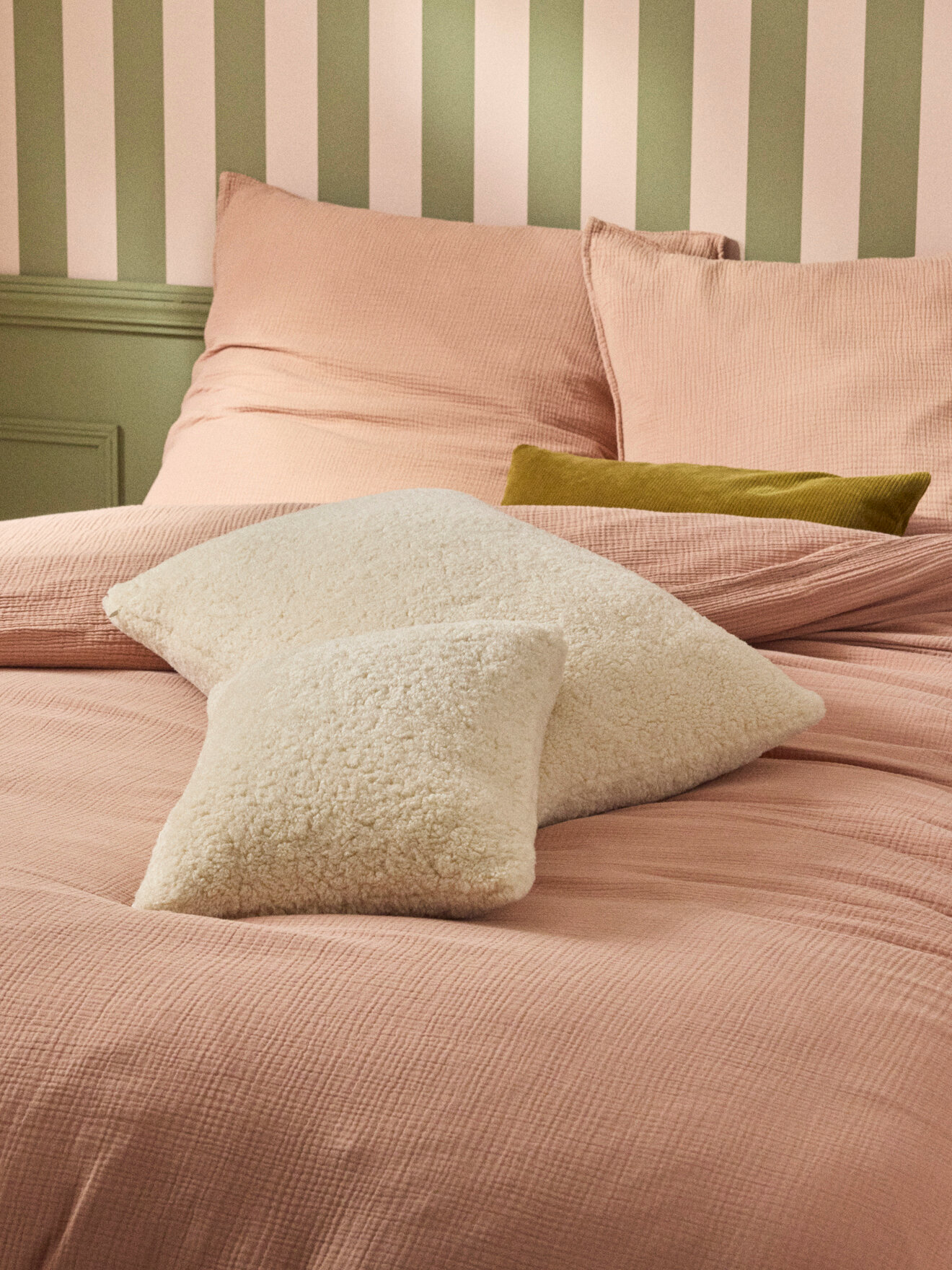 Housse de coussin - collaboration moismont x CYRILLUS Beige