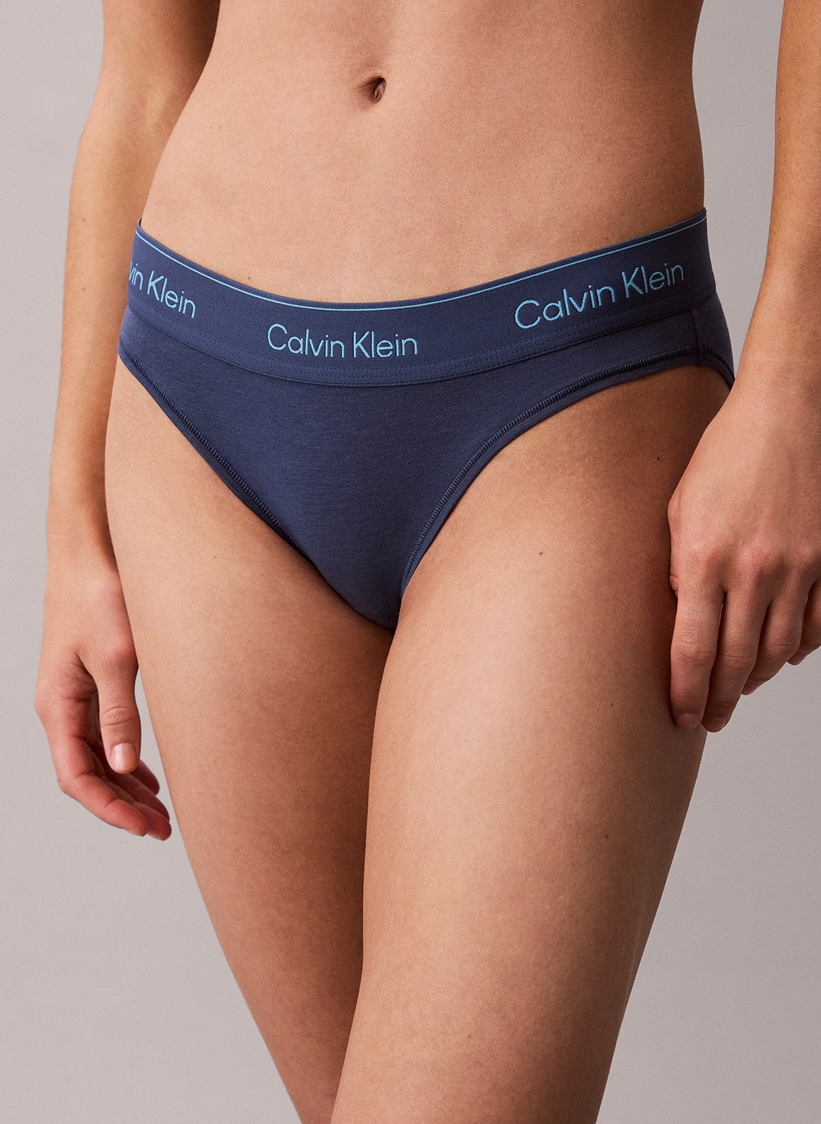 Culotte en coton mélangé CALVIN KLEIN UNDERWEAR Bleu