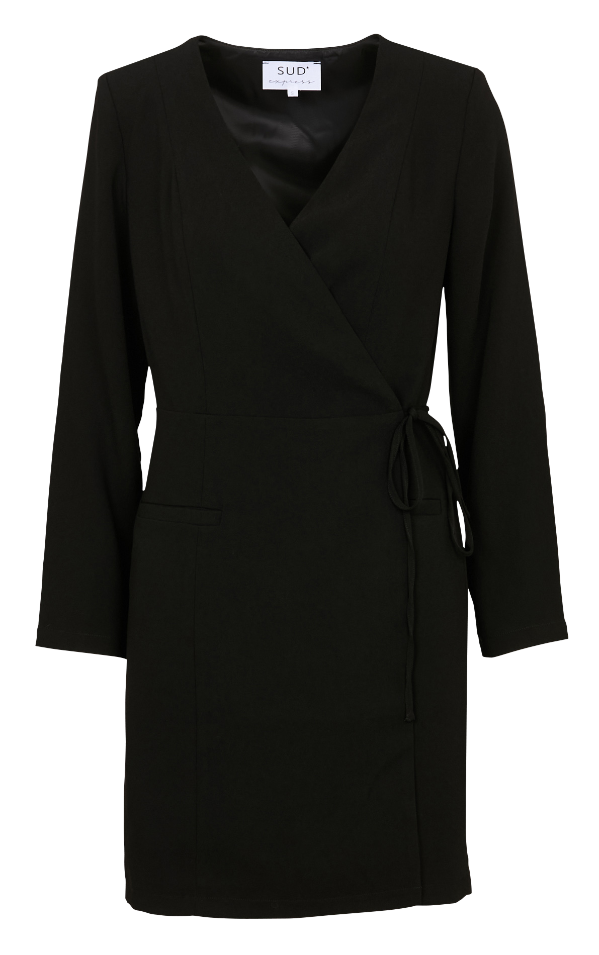 Robe courte cintrée tailleur unie SUD EXPRESS Noir