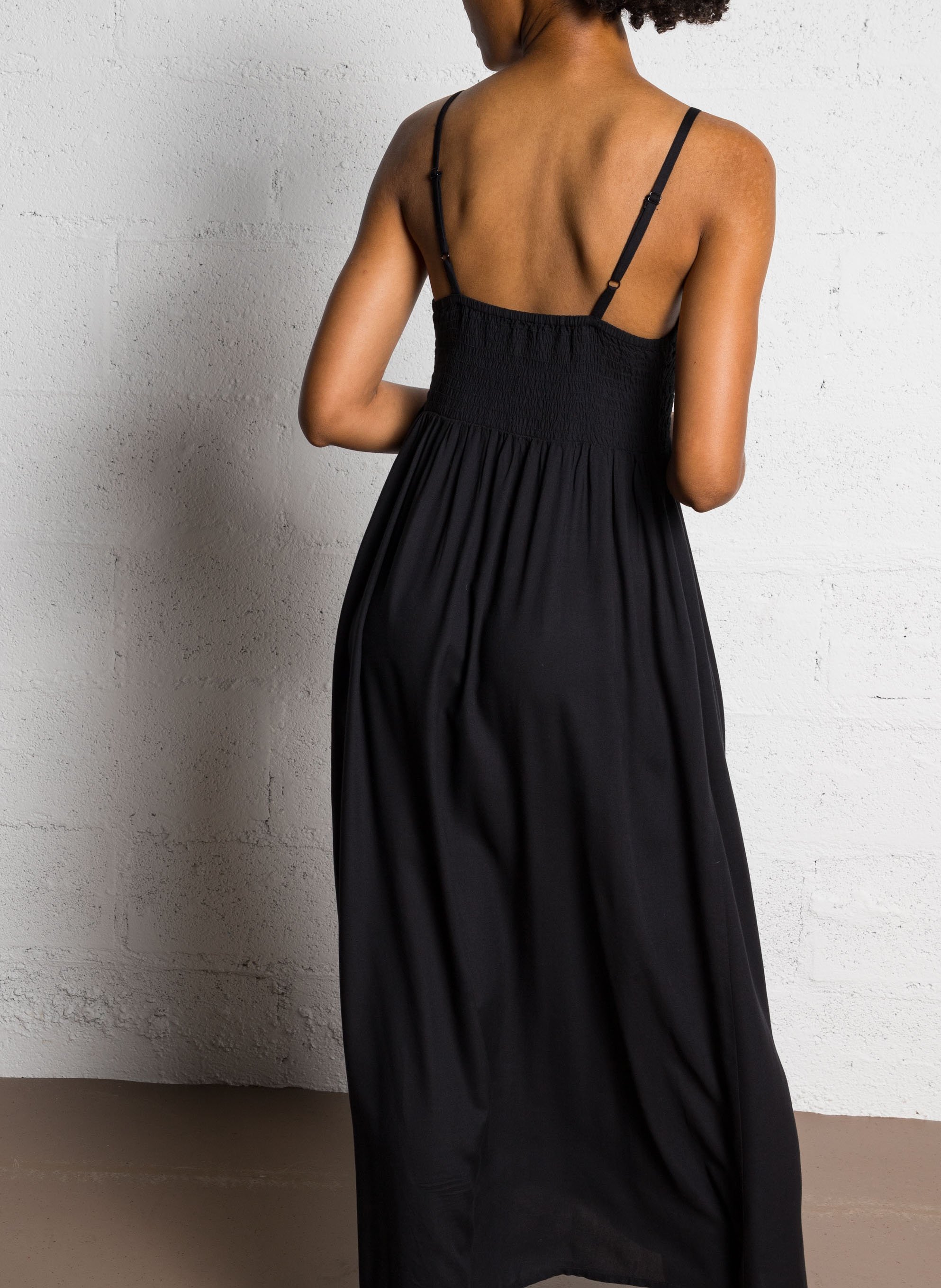 Robe évasée avec macramé MAISON 123 Noir