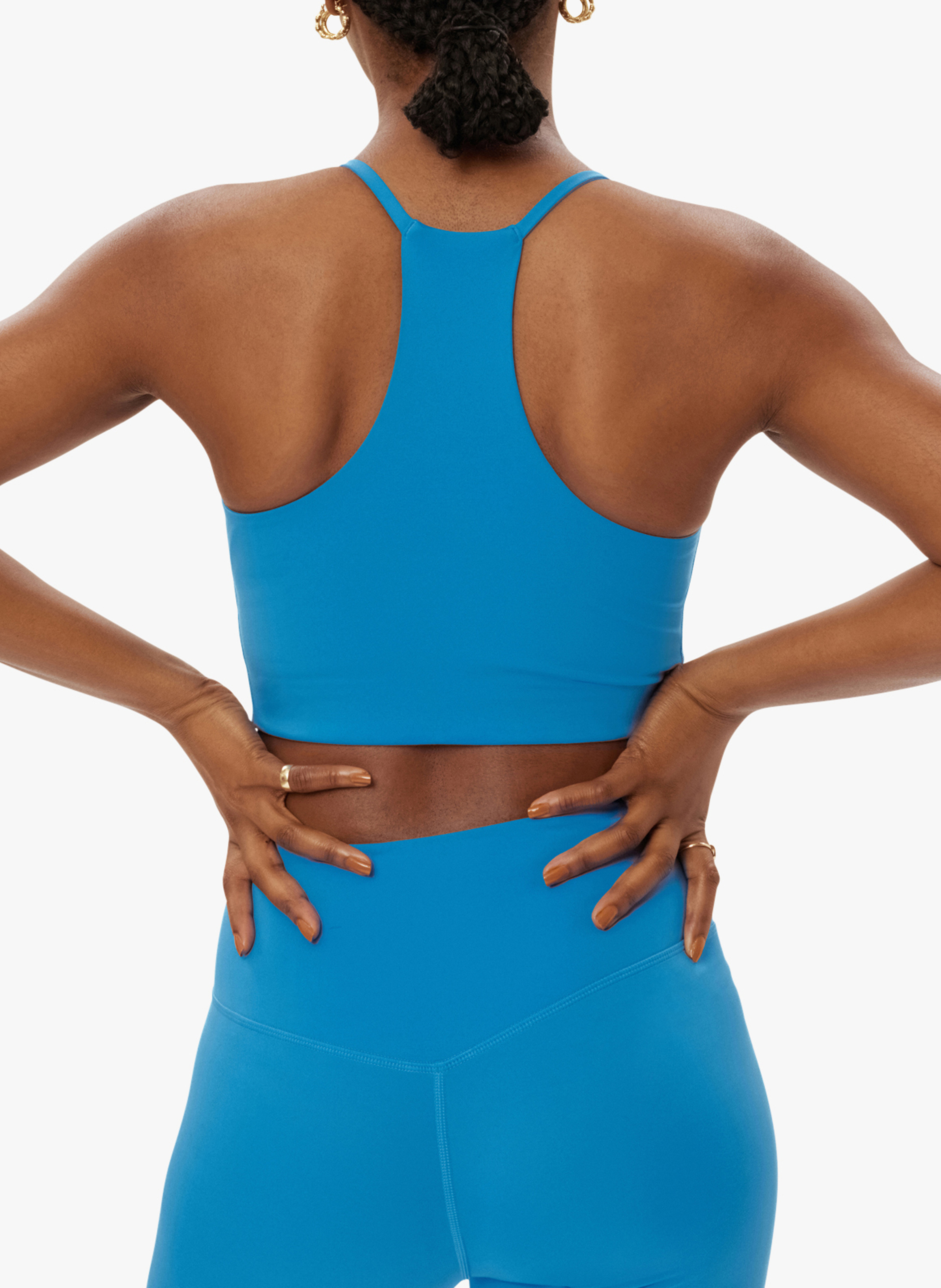 Brassière dos nageur GIRLFRIEND COLLECTIVE Bleu