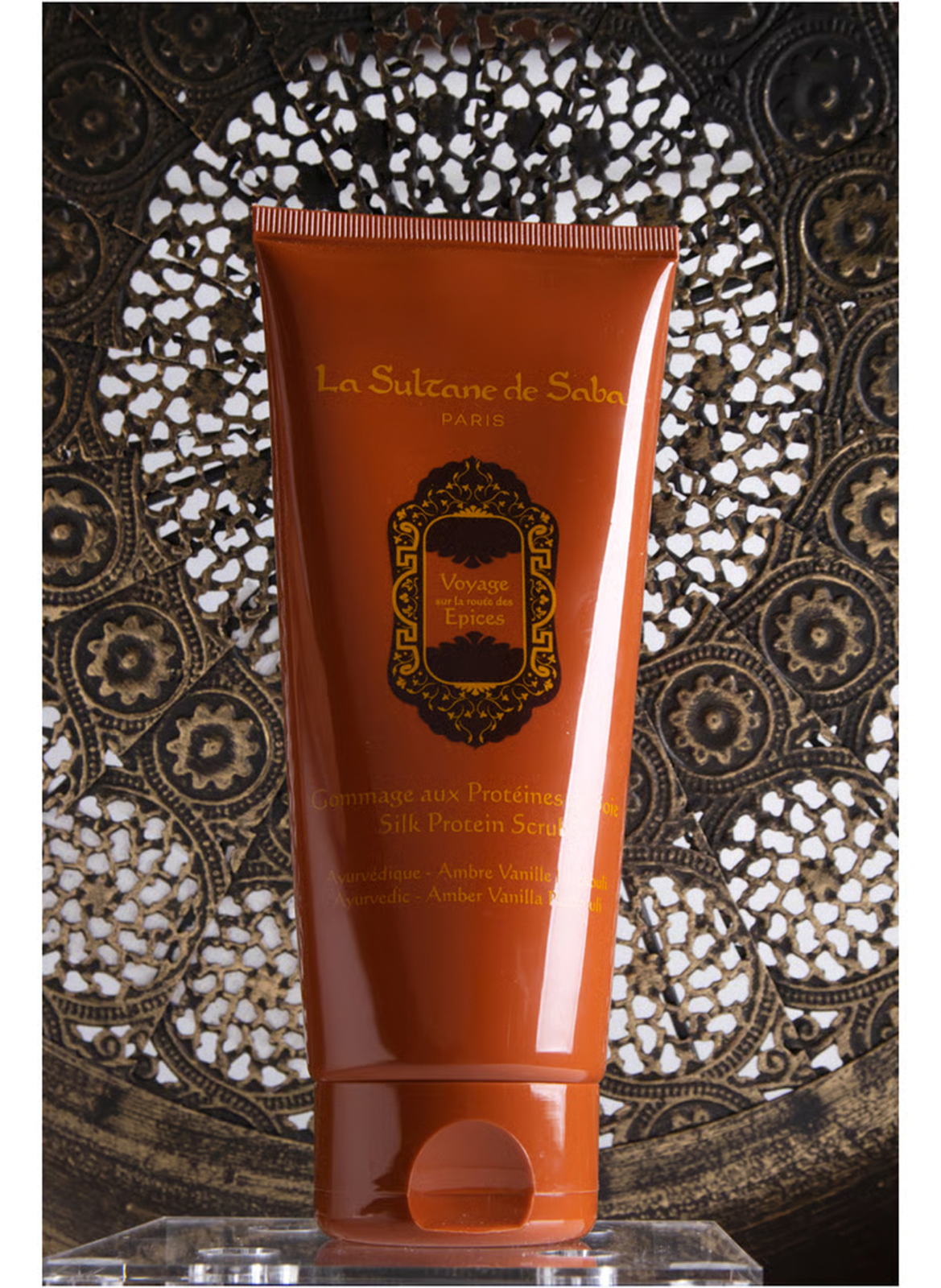 Gommage Protéines de Soie Ayurvédique Ambre Vanille Patchouli LA SULTANE DE SABA No color