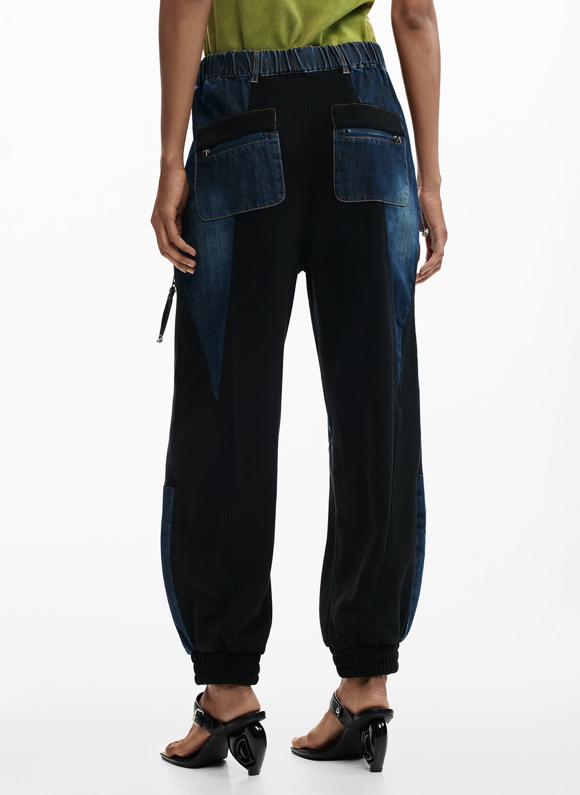 Wijde jeans DESIGUAL Blauw