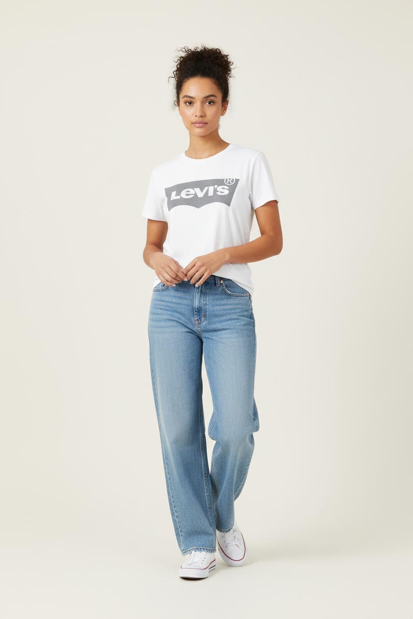 Tommy Badge T-shirt LEVI'S - Seconde main White